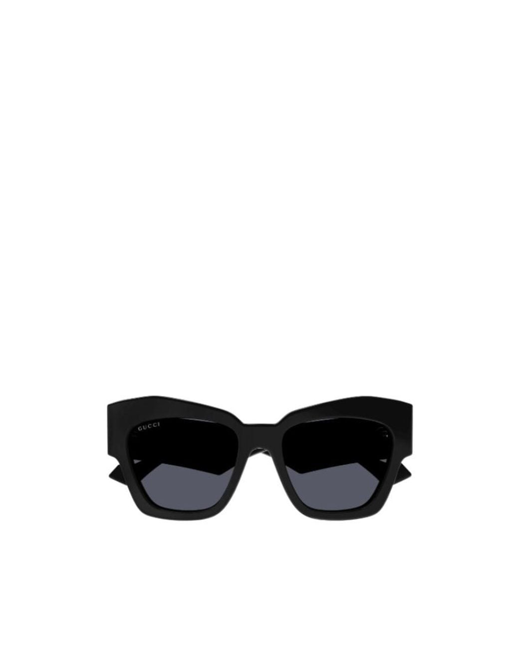 Gucci Black Eyewear Geometric Logo-Detail Sunglasses