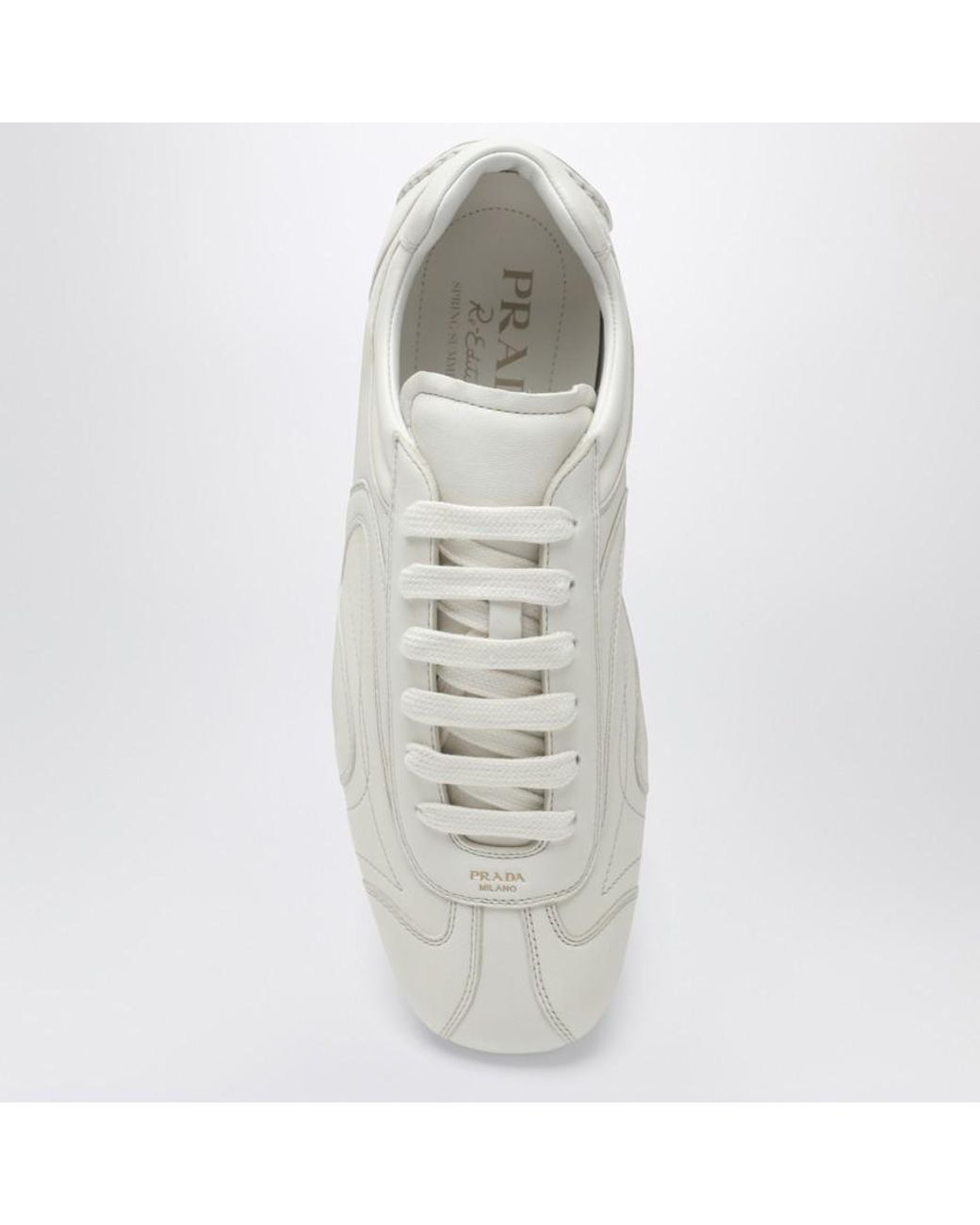 Prada White Montecarlo Reedition 2005 Sneakers for men