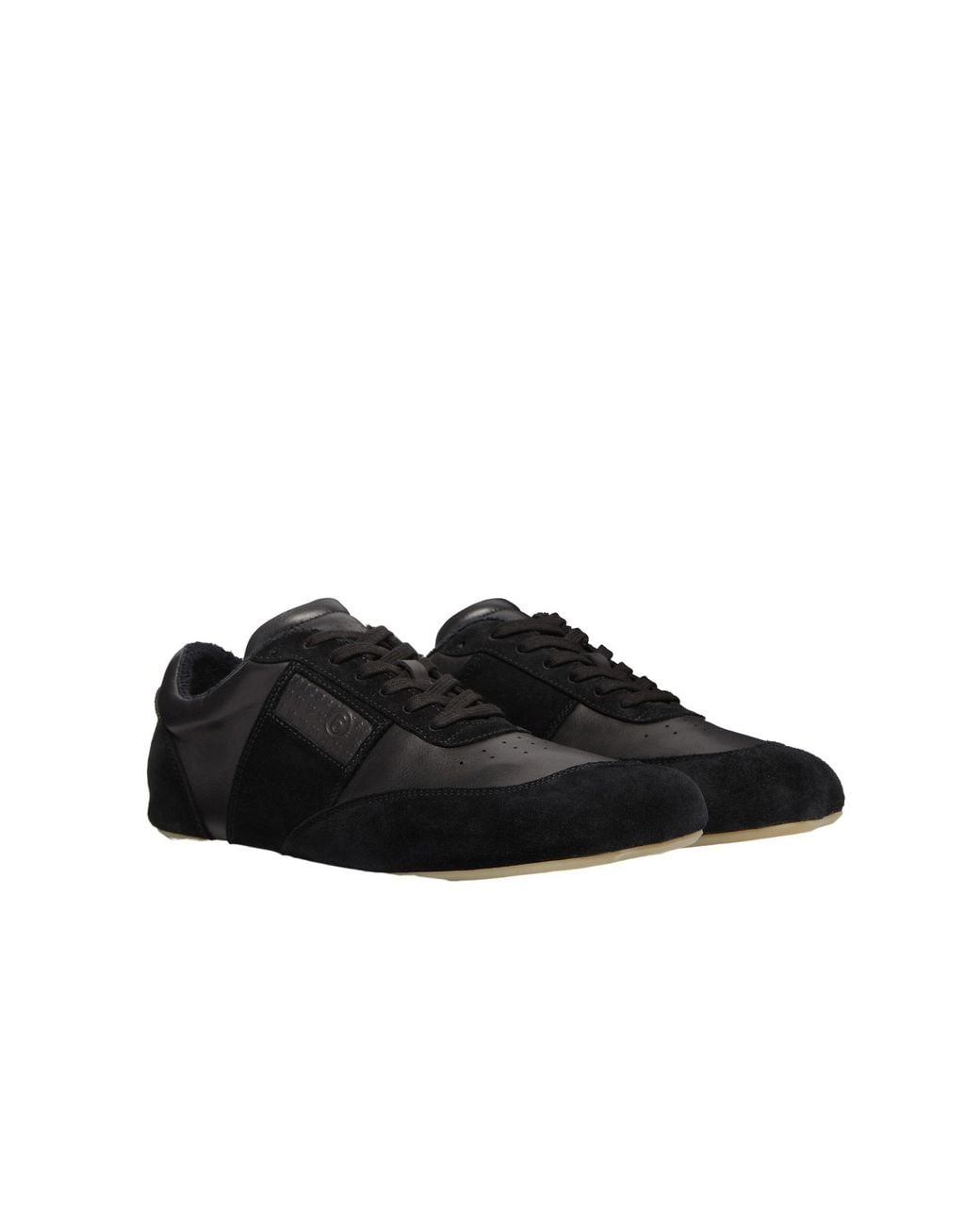 MM6 by Maison Margiela Black Anatomic Sneakers