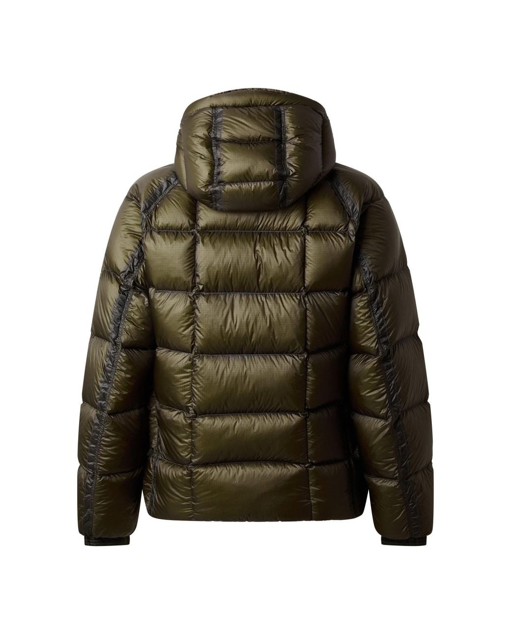 C P Company Green Lightweight Hooded Down Jacket for men
