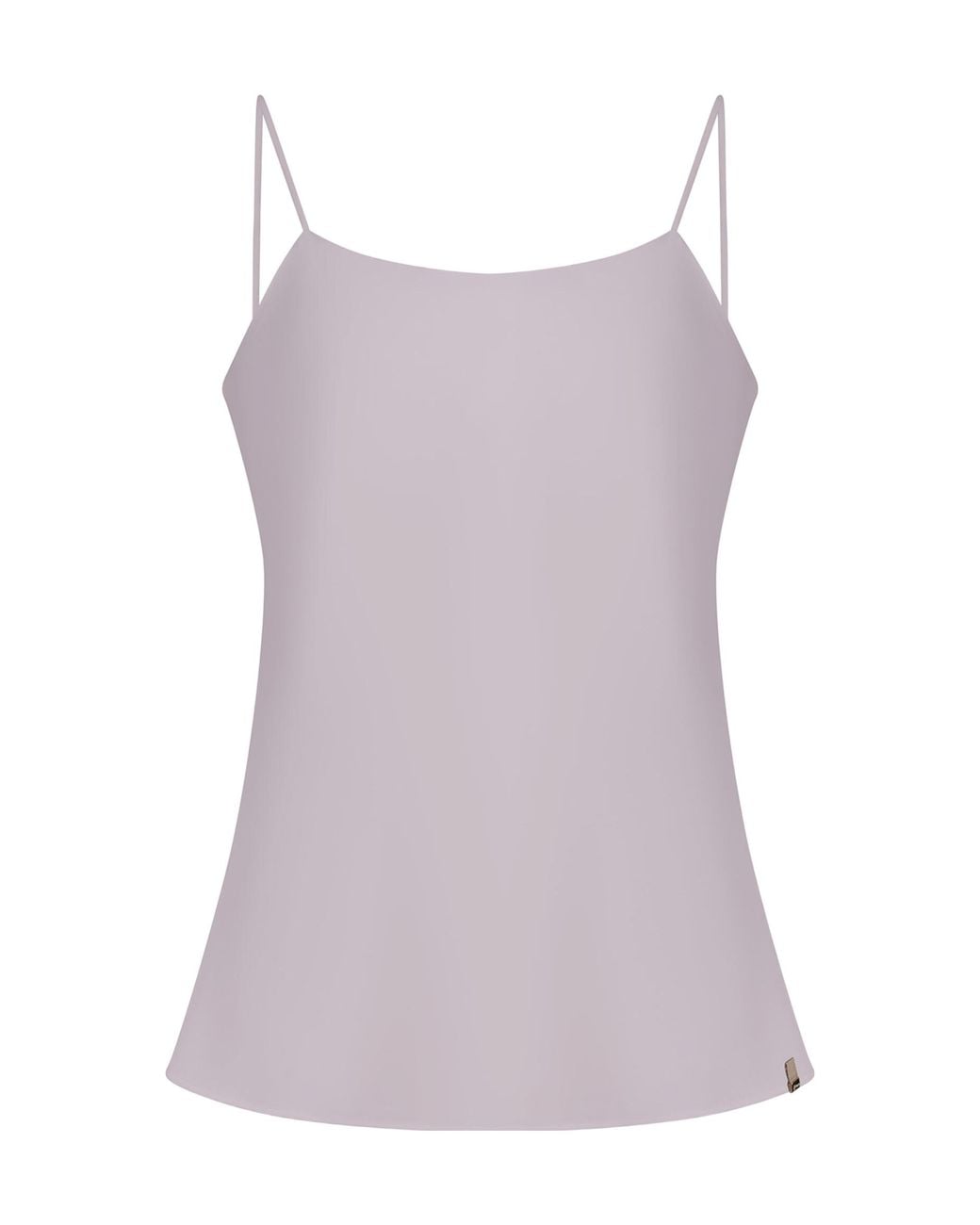 Herno Purple Satin Camisole Top
