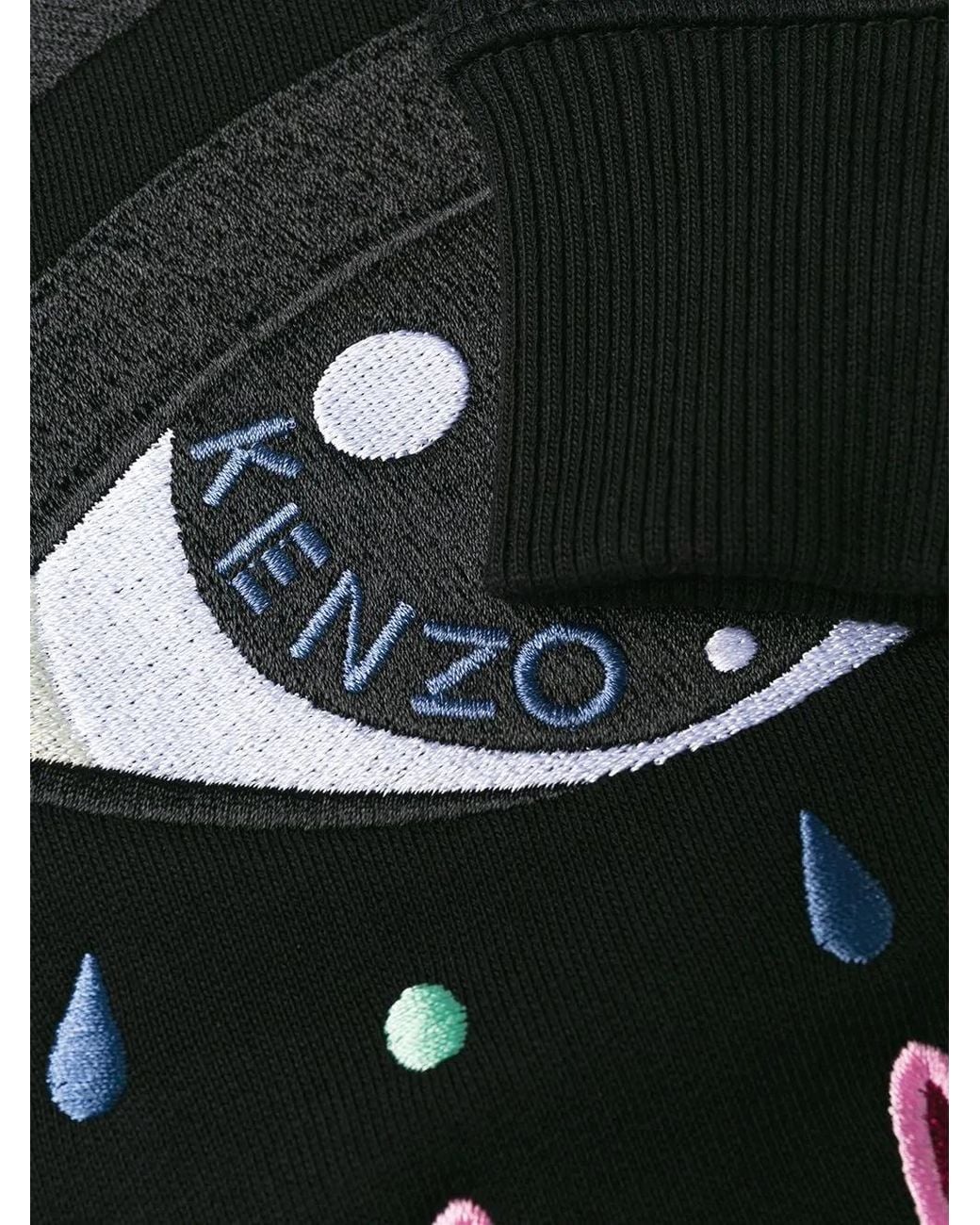 KENZO Black Eye Logo Knitted Dress