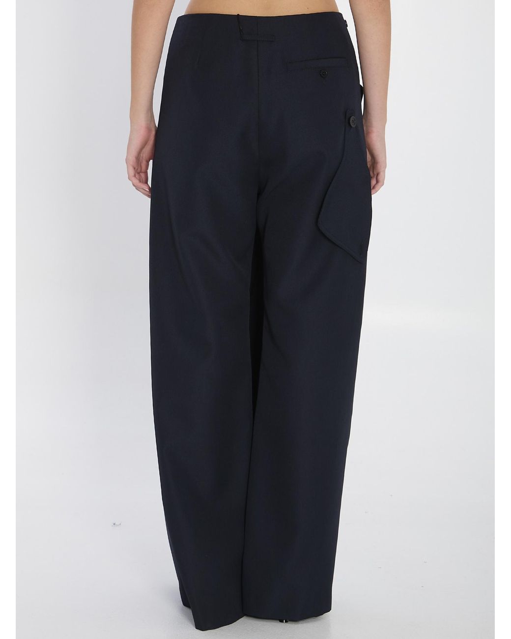 Jean Paul Gaultier Blue The Wraparound Pant Skirt