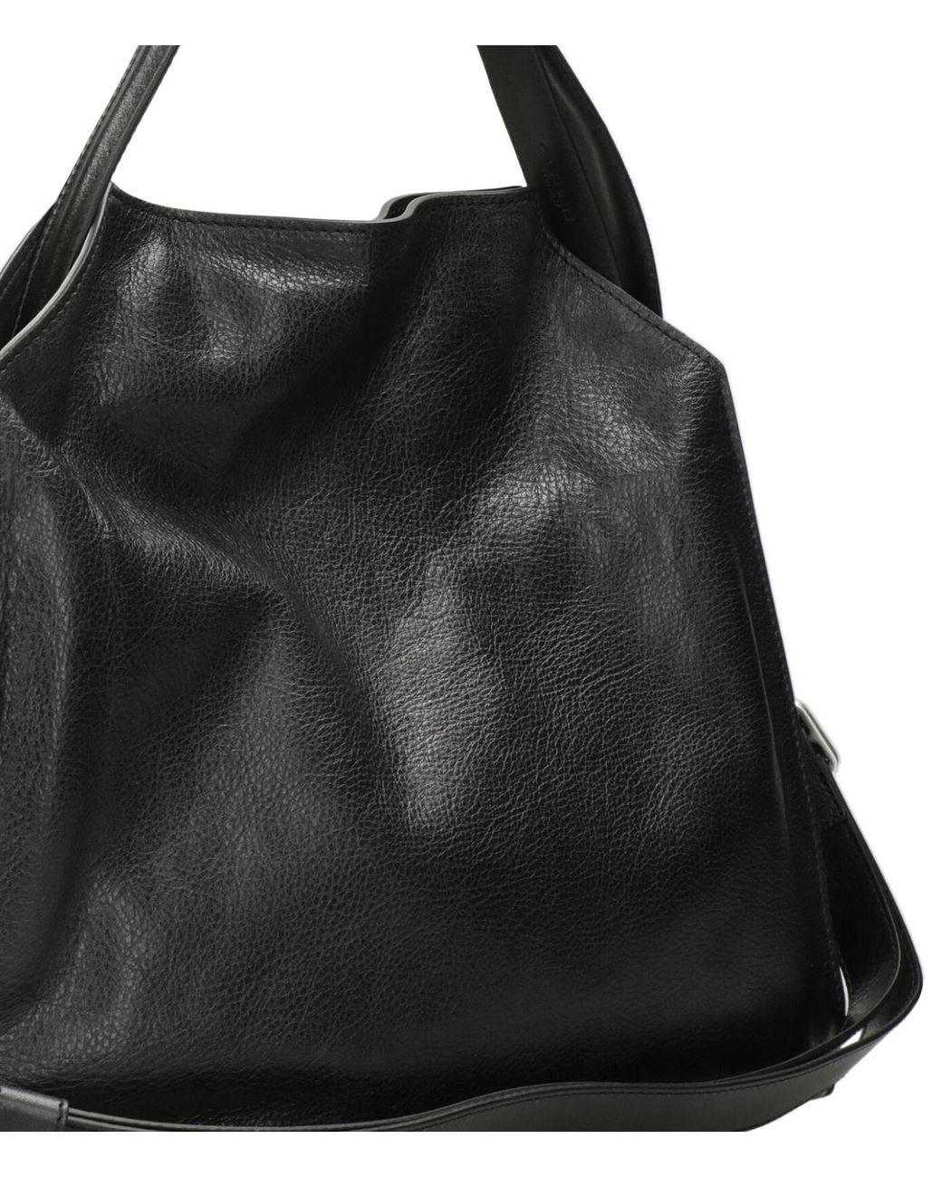 Orciani Black Trinity Peach Midi Shoulder Bag