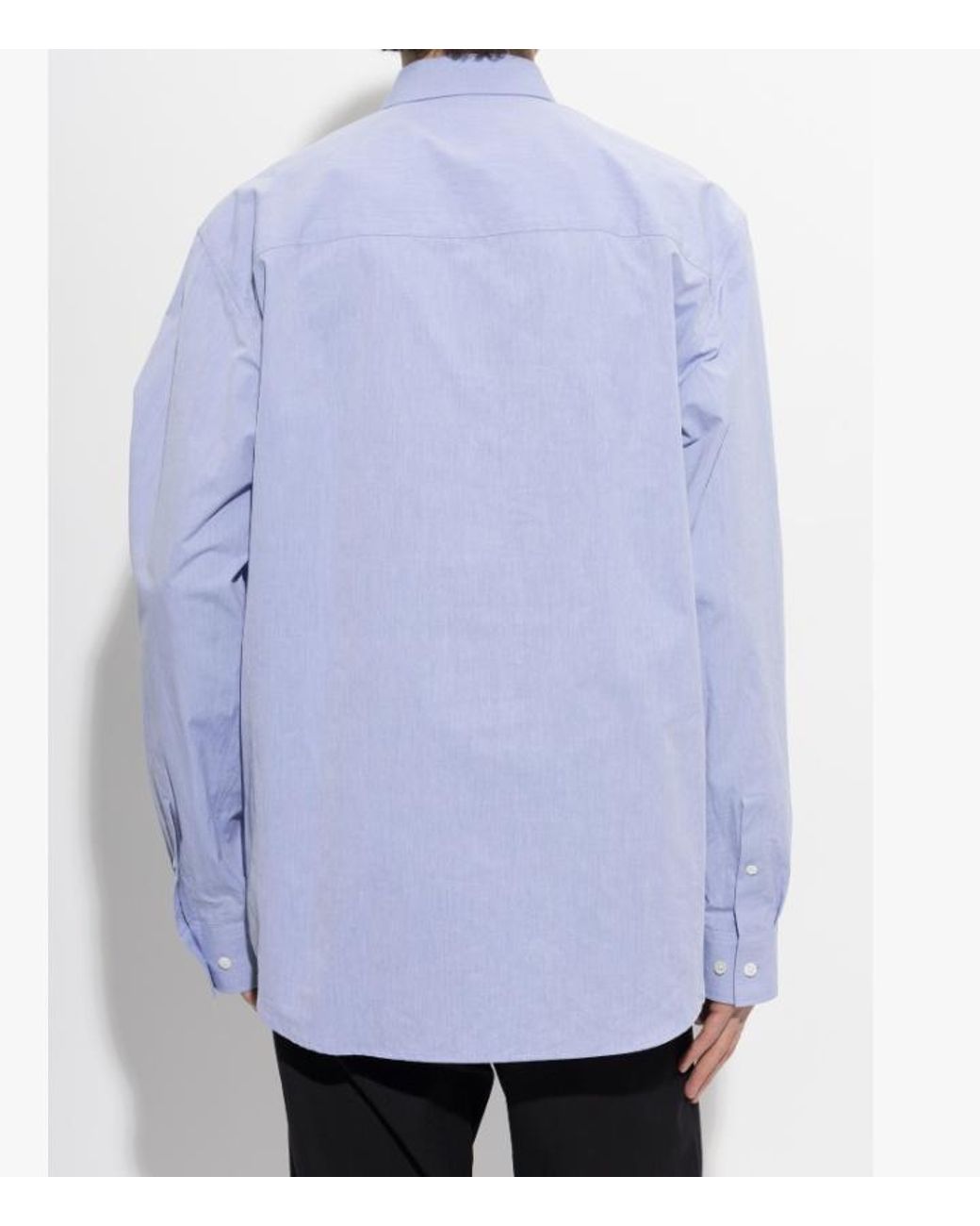 Dries Van Noten Blue Classic Tie Shirt for men
