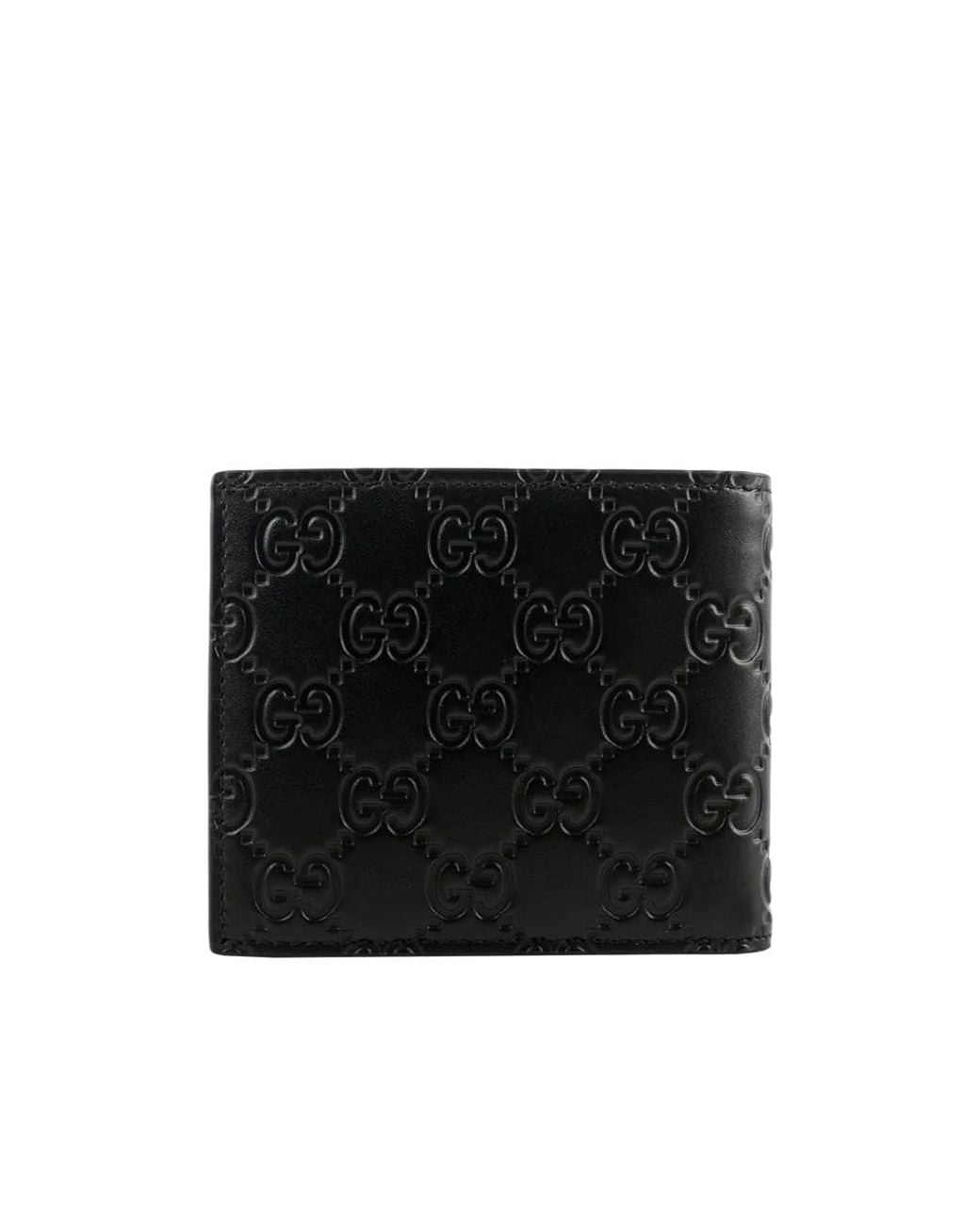 Gucci Black Embossed Wallet for men