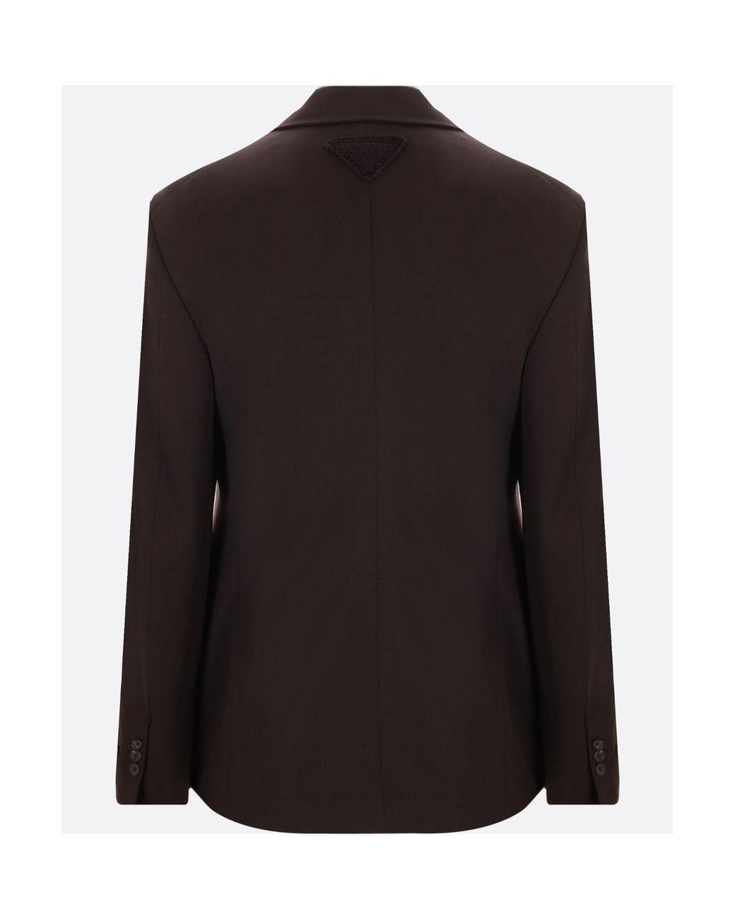 Prada Black Double Breasted Tailored Blazer for men