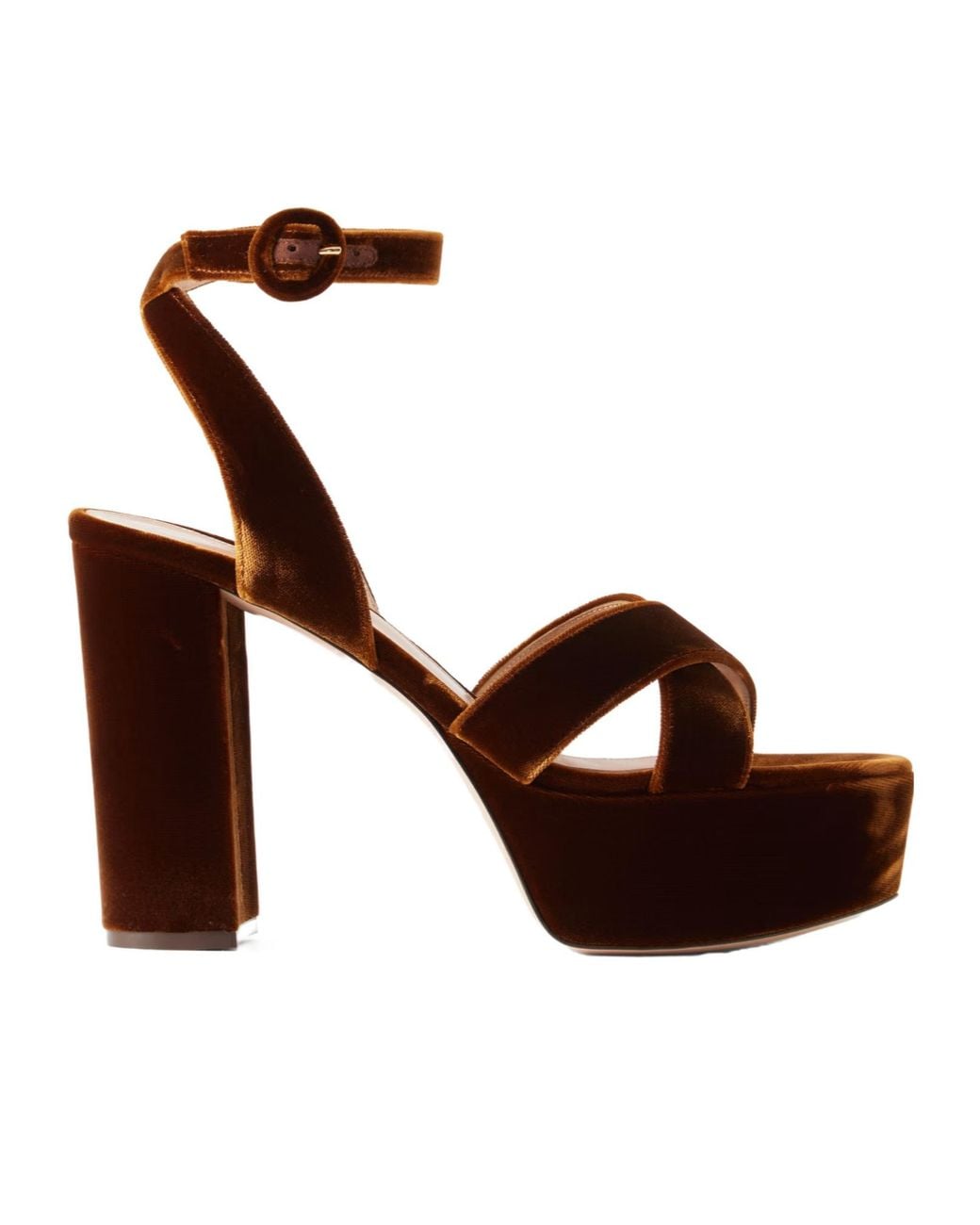 Gianvito Rossi Brown Platform Sandals