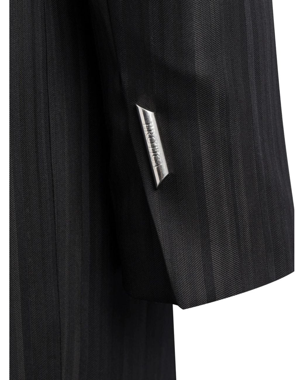 Dondup Black Long-Sleeved Dress