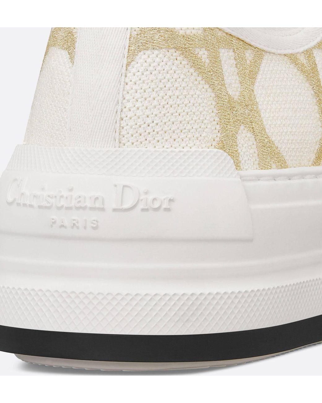 Dior White Christian Walkn Platform Sneakers