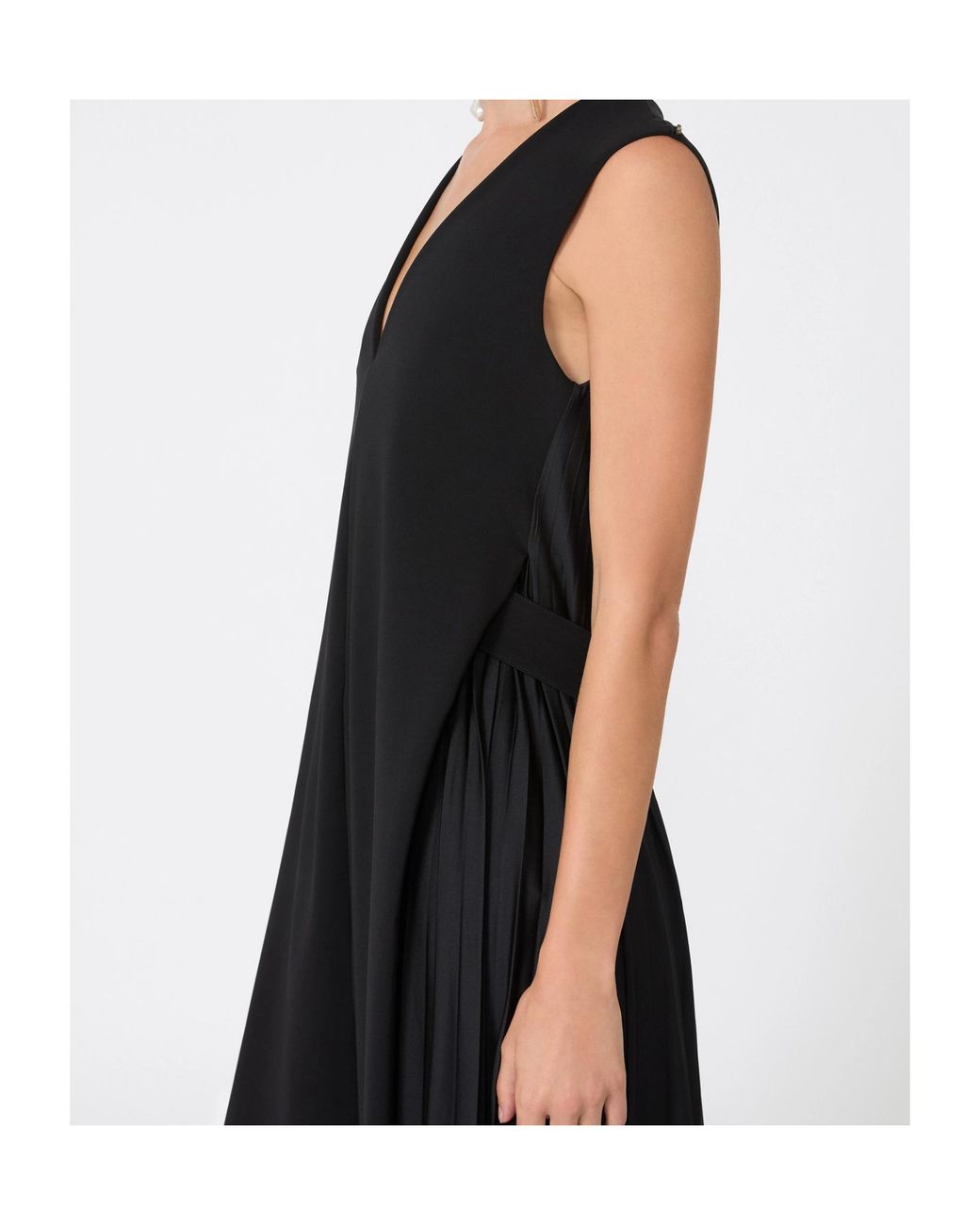 Sportmax Black Sleeveless Dress