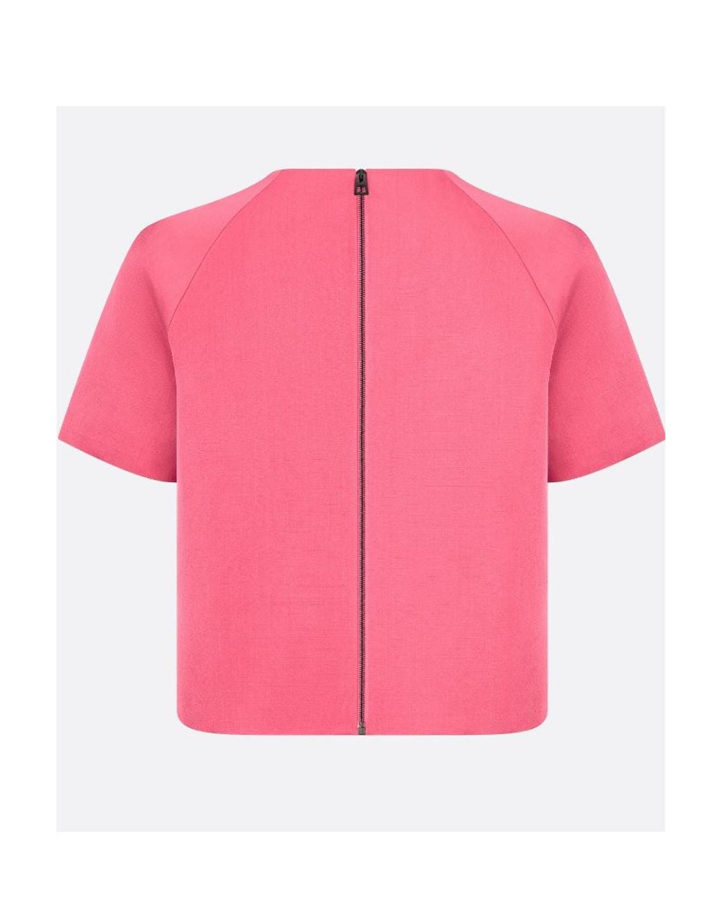 Dior Pink Short-Sleeved Top