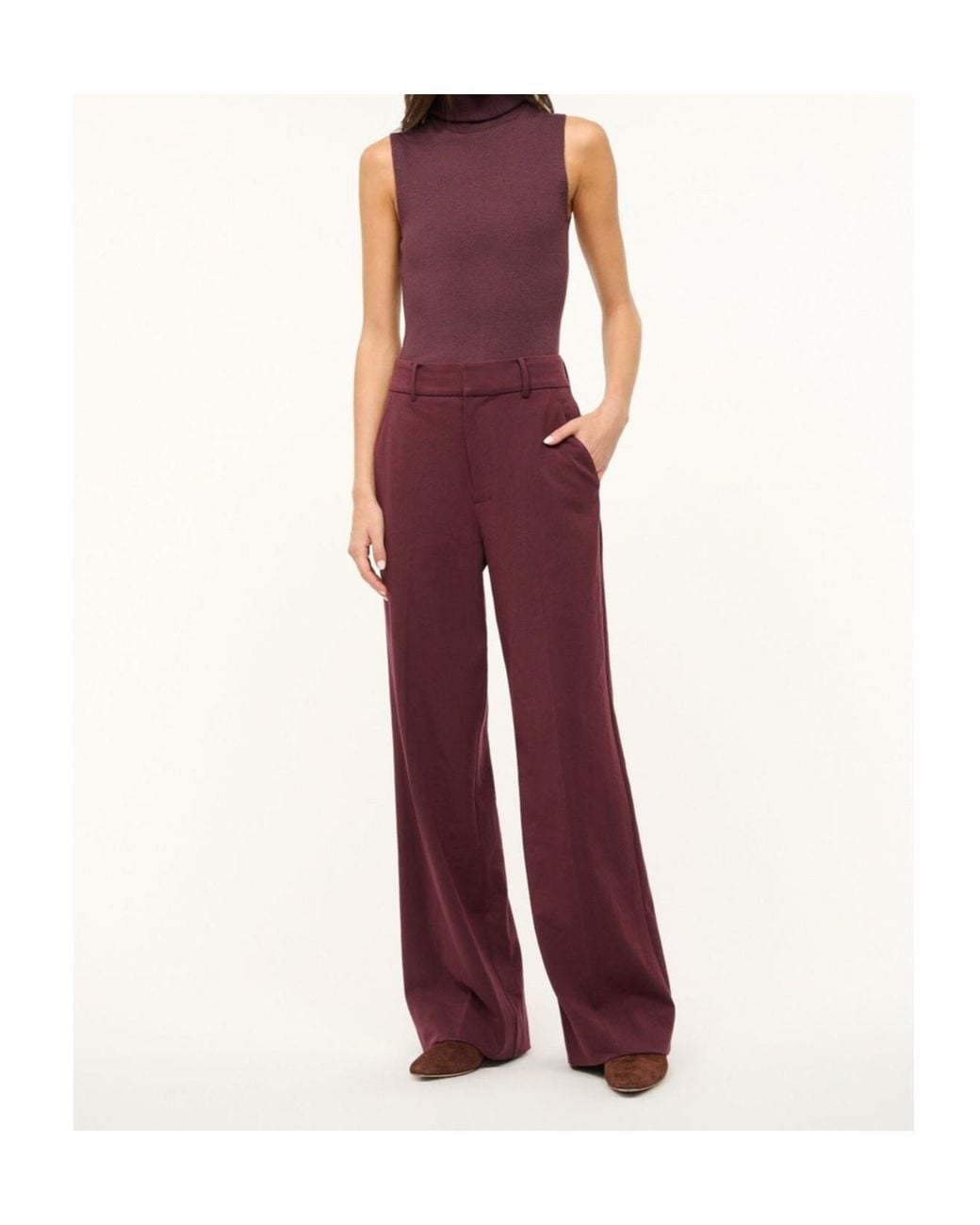 Staud Prince Suiting Tailored Trousers