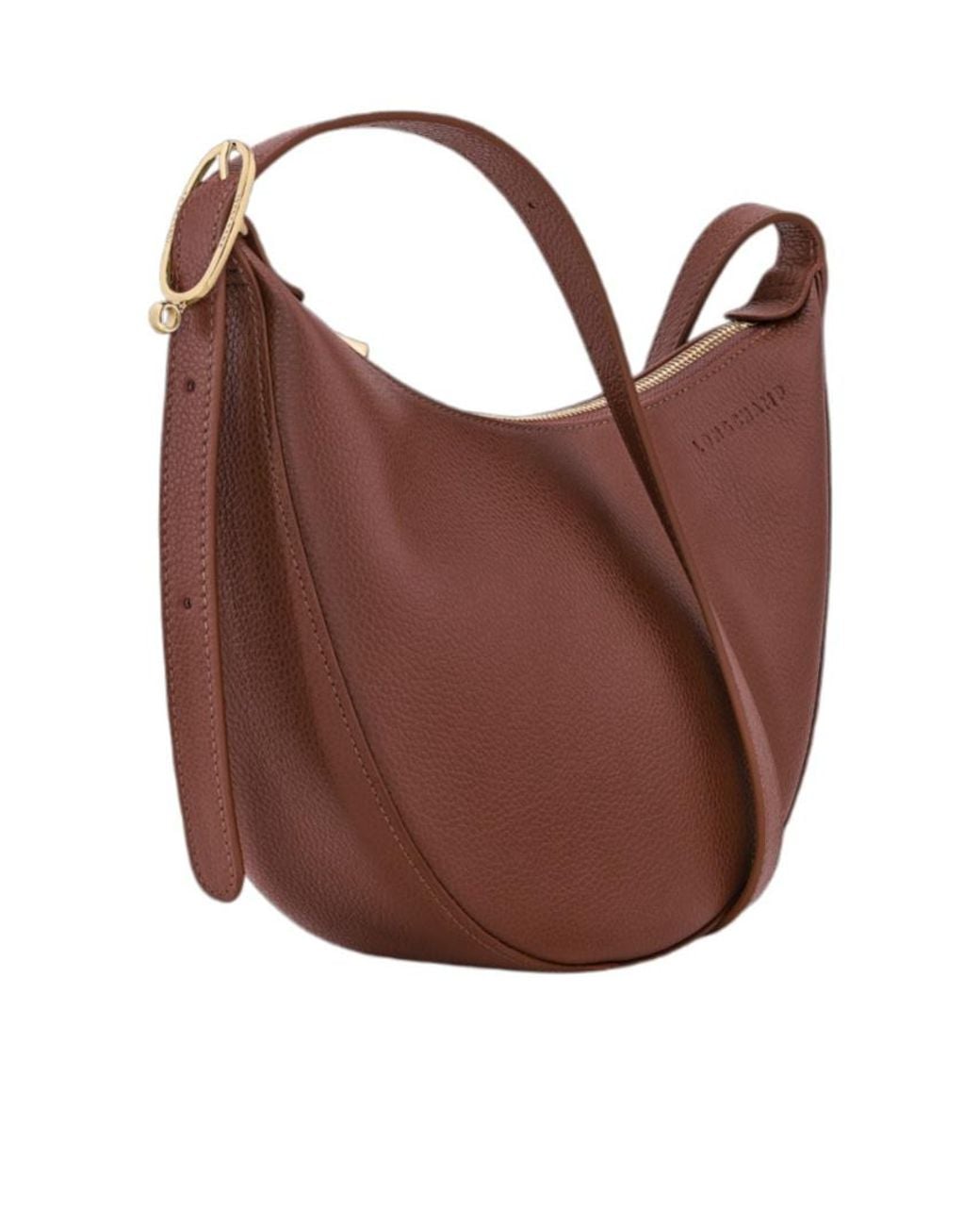 Longchamp Brown Le Foulonné S Crossbody Bag