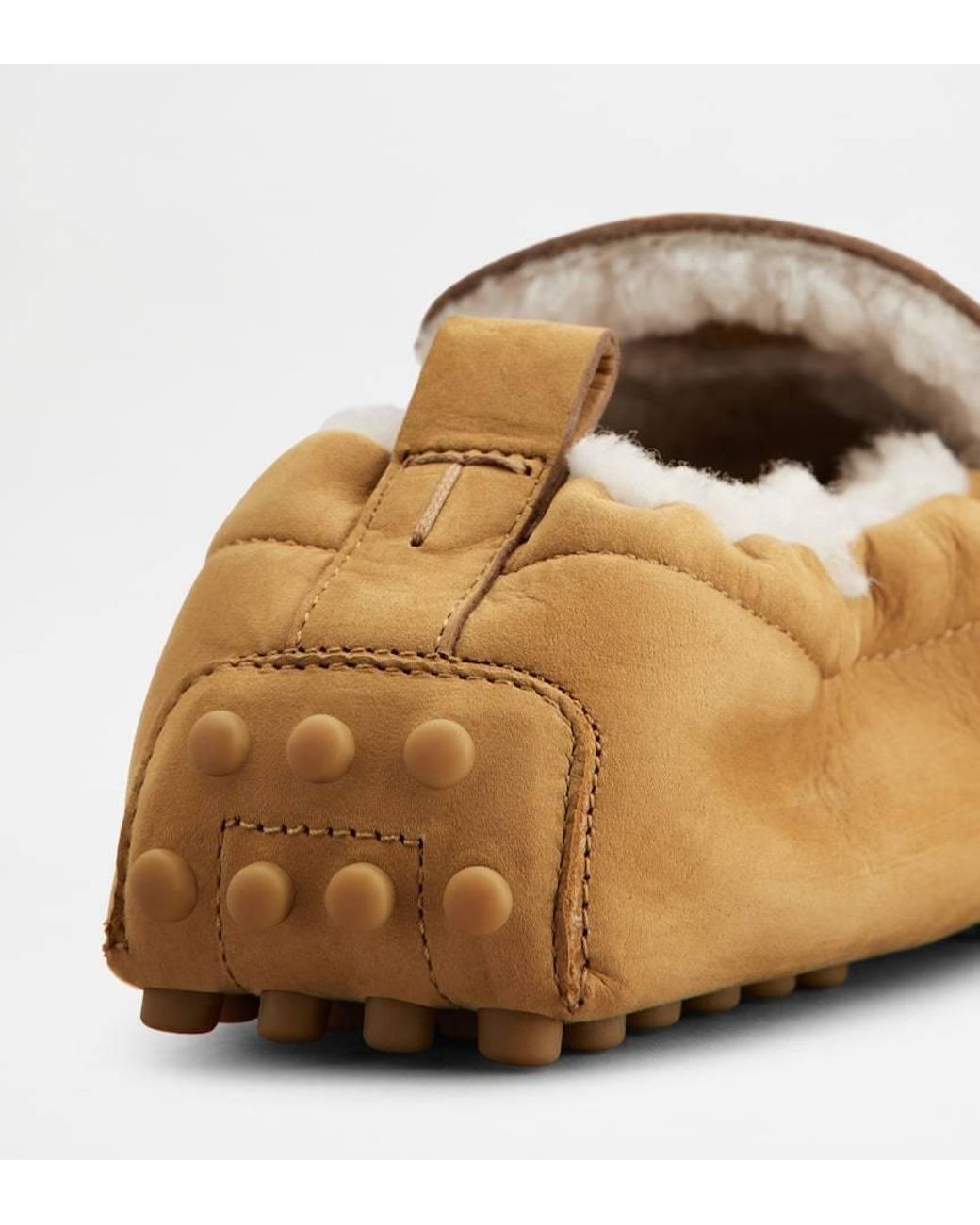 Tod's Brown Glove Gommino Loafers