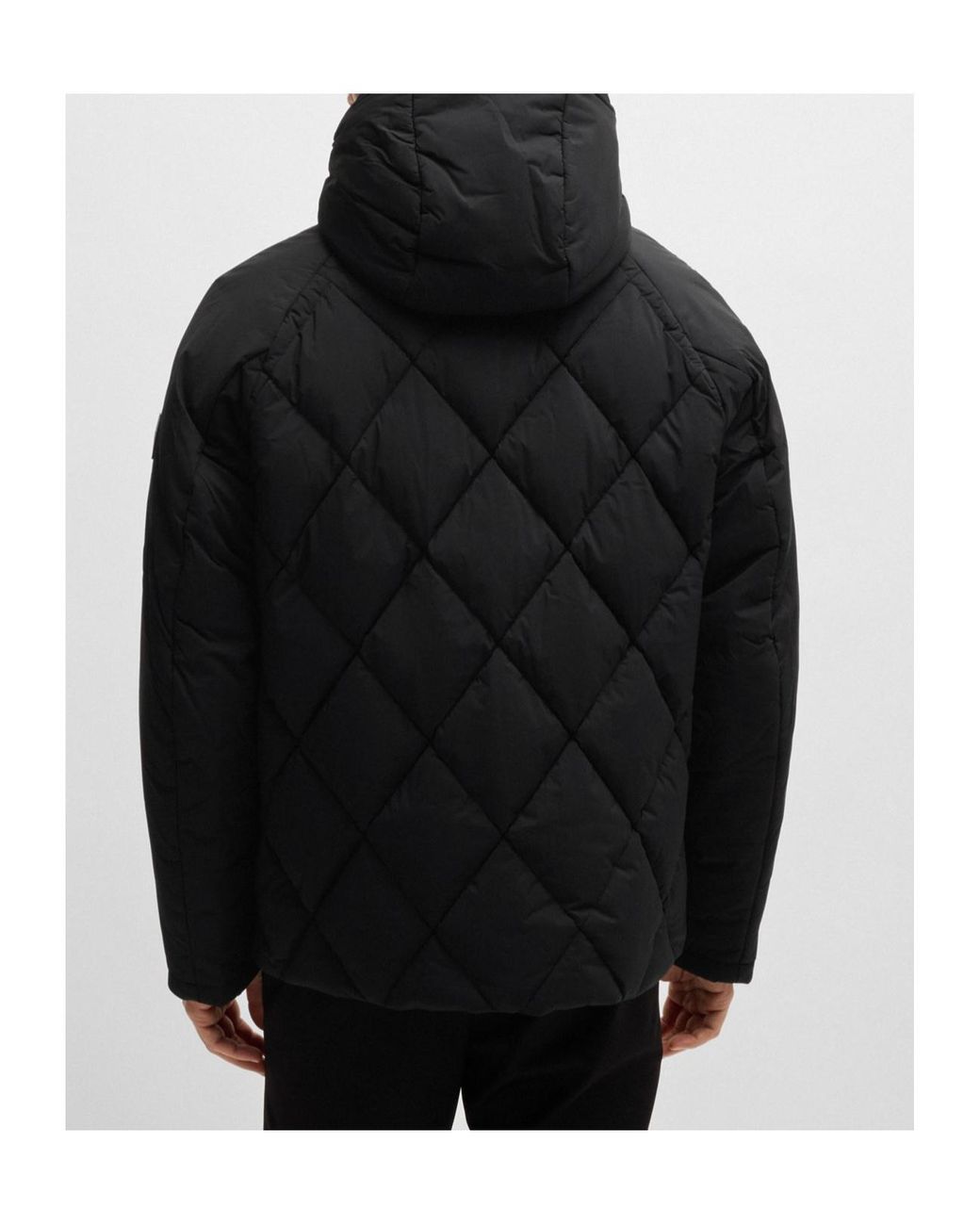 Boss Black Long-Sleeve Short Down Jacket for men