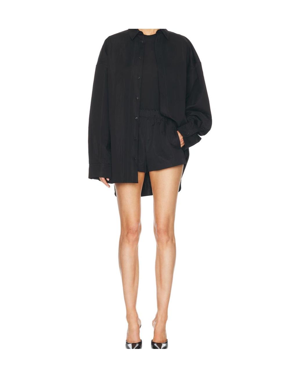 Wardrobe NYC Black Shorts