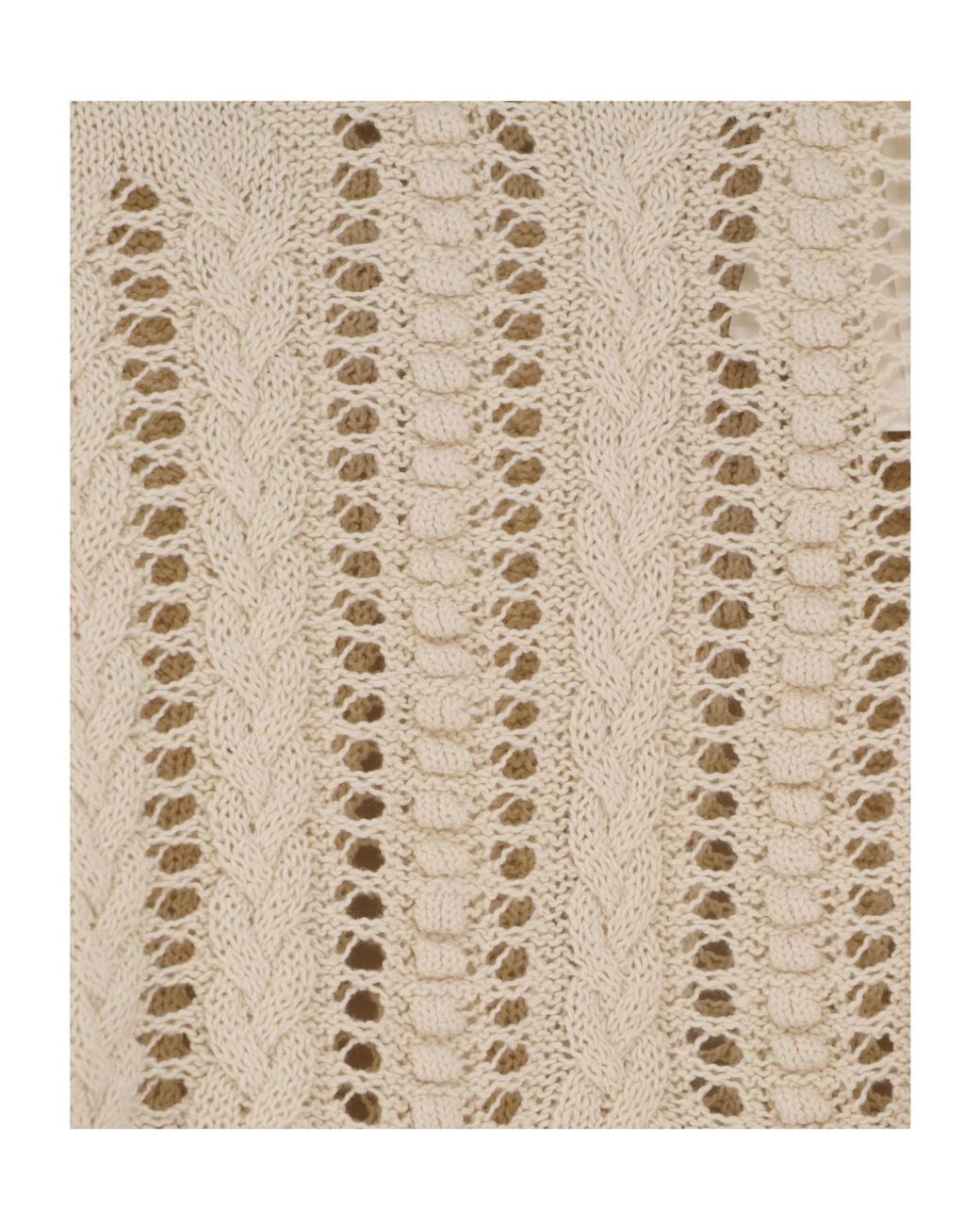Isabel Marant Natural Isabel Marant Étoile Norma Ruffled Knit Sweater