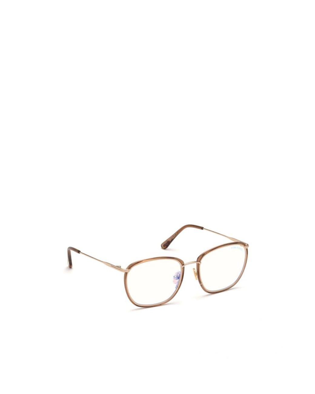 Tom Ford White Geometrically Framed Flat Mirror