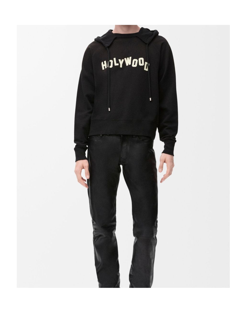 Loewe Black Holywood-Print Hoodie for men