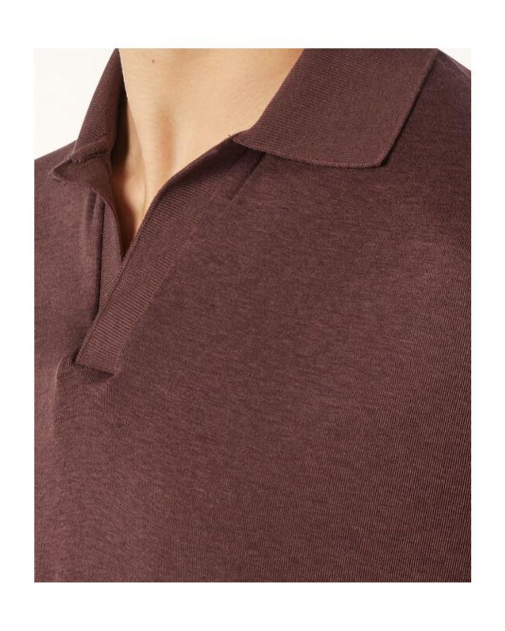 Loro Piana Red Mazzorbo Polo Shirt for men