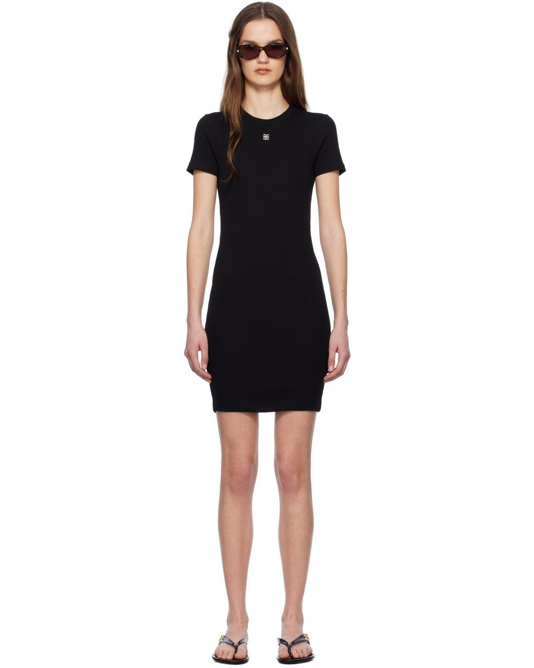 Givenchy Black Elegant Mini Dress For