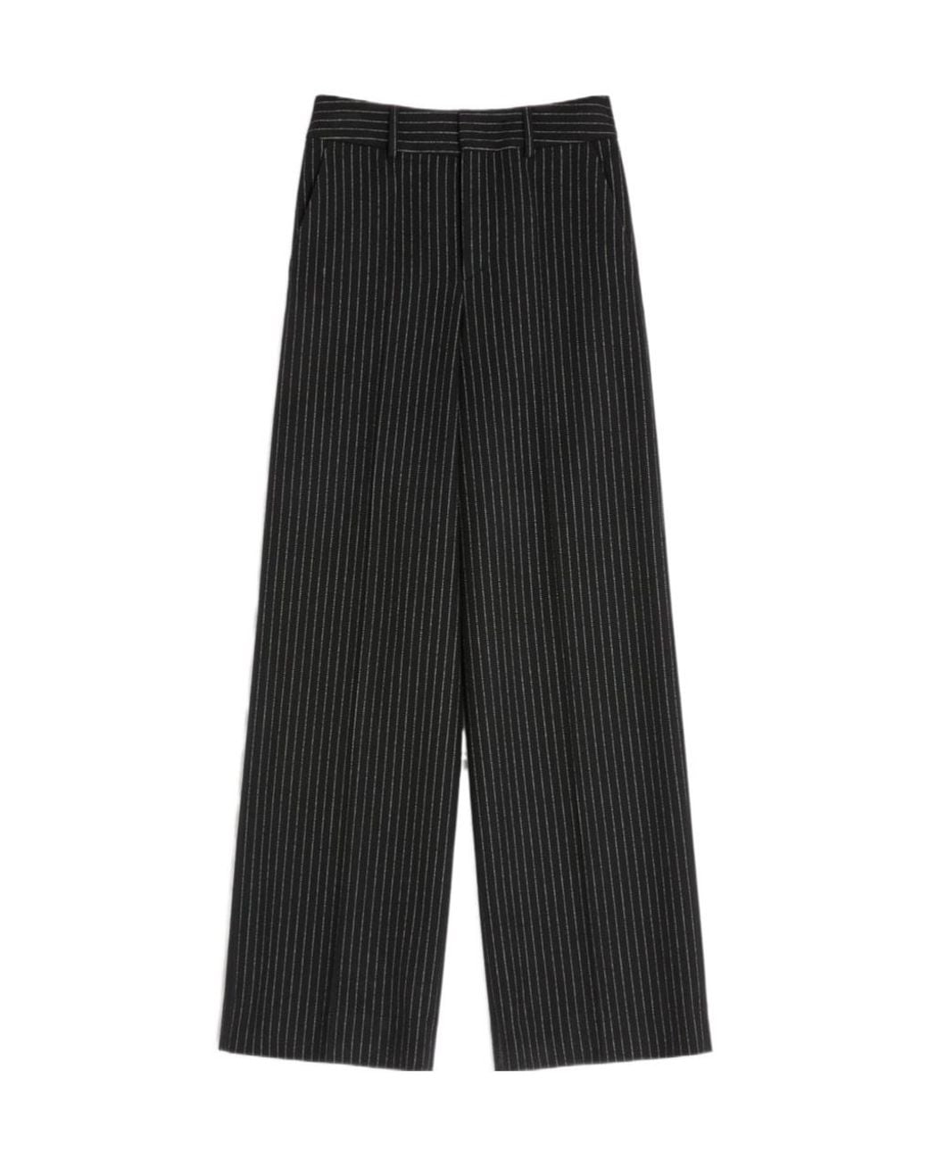 Valentino Black Pinstriped Pants for men