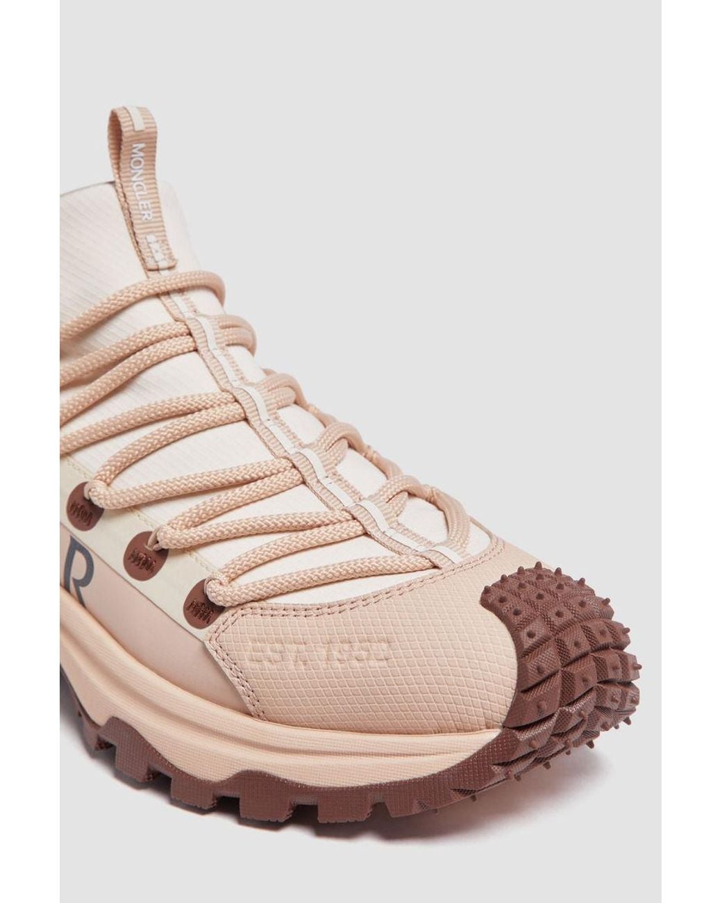 Moncler Pink Trailgrip Lite 2 Lace-Up Sneakers