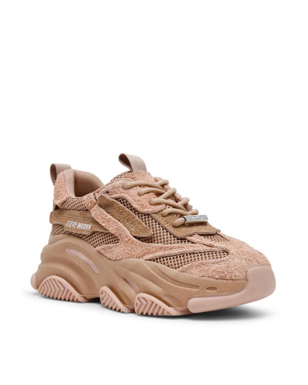 Steve Madden Brown Possession Chunky Trainers