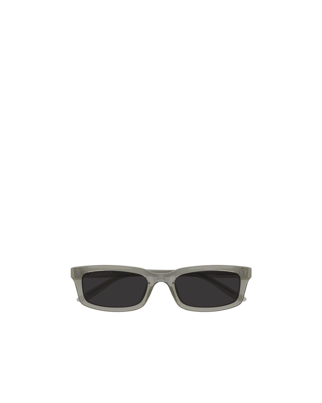 Balenciaga White Rectangle Sunglasses for men