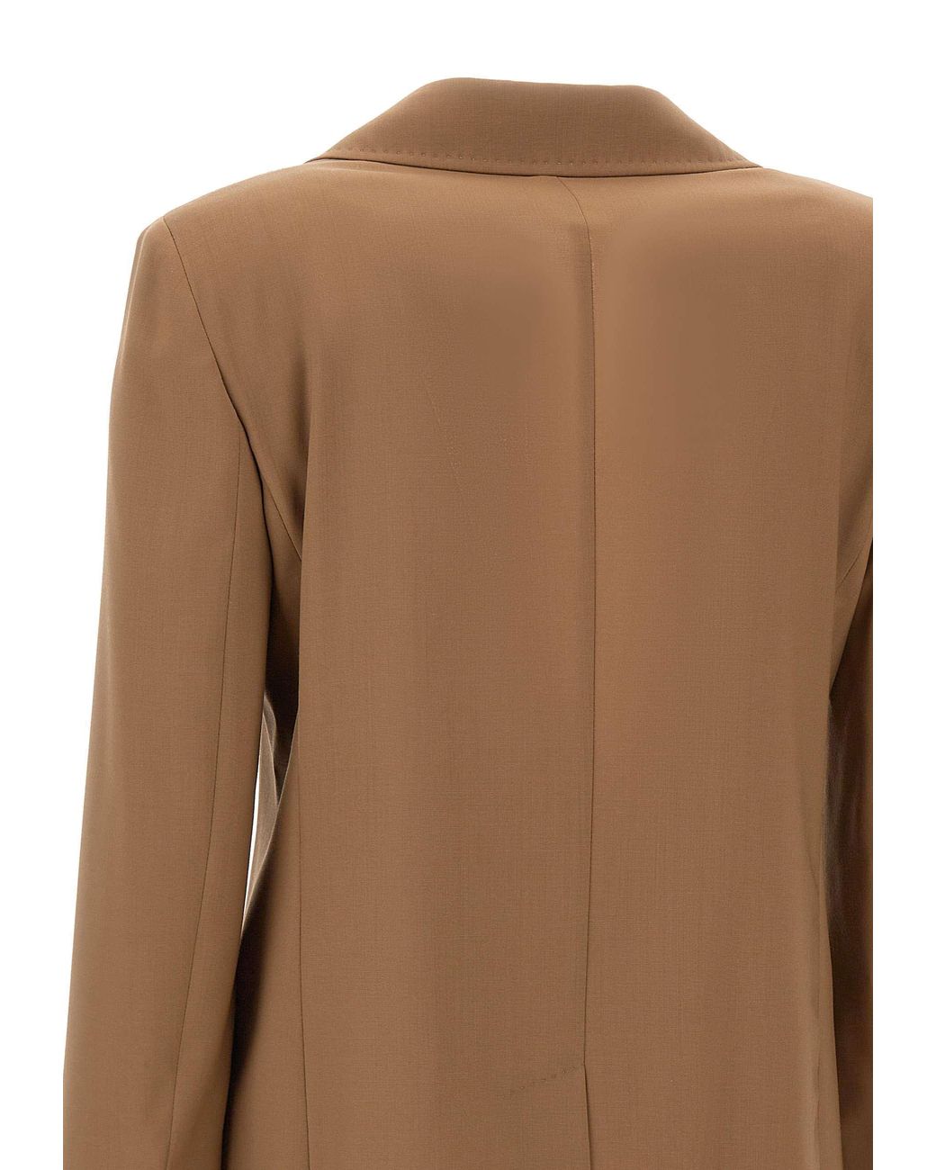 Max Mara Brown Studio Nice Single-Breasted Jacket