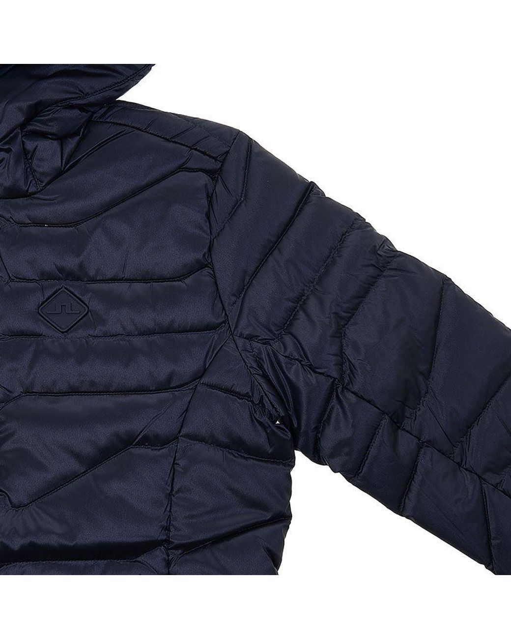 J.Lindeberg Blue Quilted Zippered Cotton Jacket