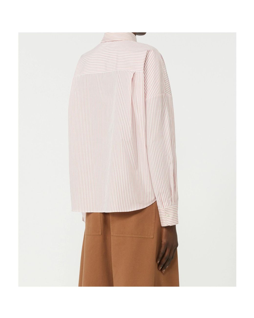 Weekend by Maxmara Pink Aureo Striped Button-Up Shirt