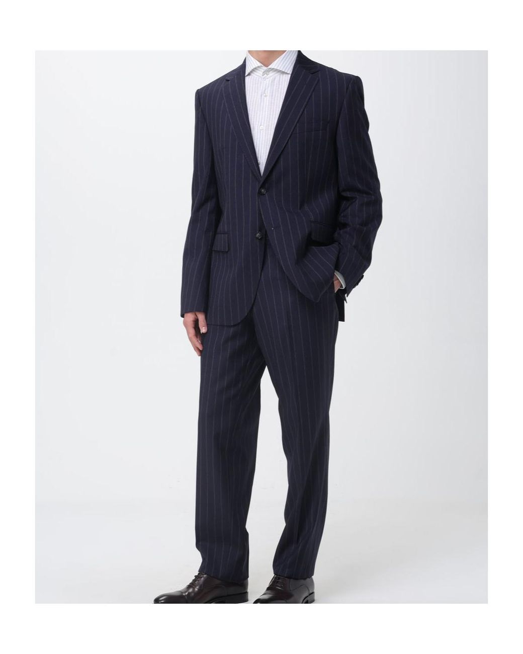 Boss Blue Boss Two-Piece Striped Tailored Suit for men