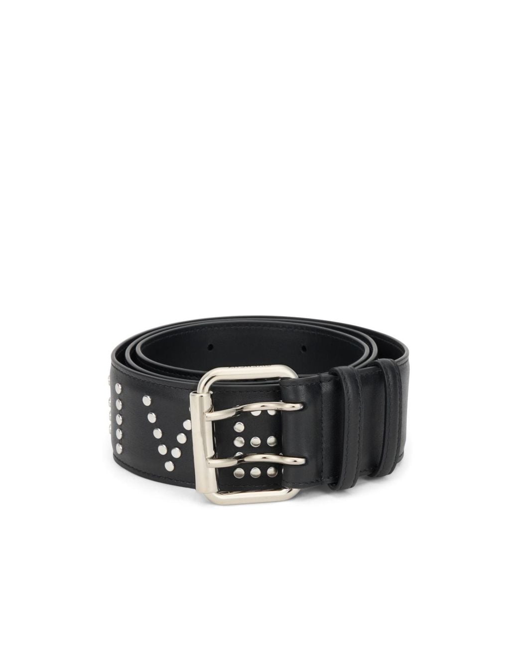 Givenchy Black Studded Buckle Belt for men