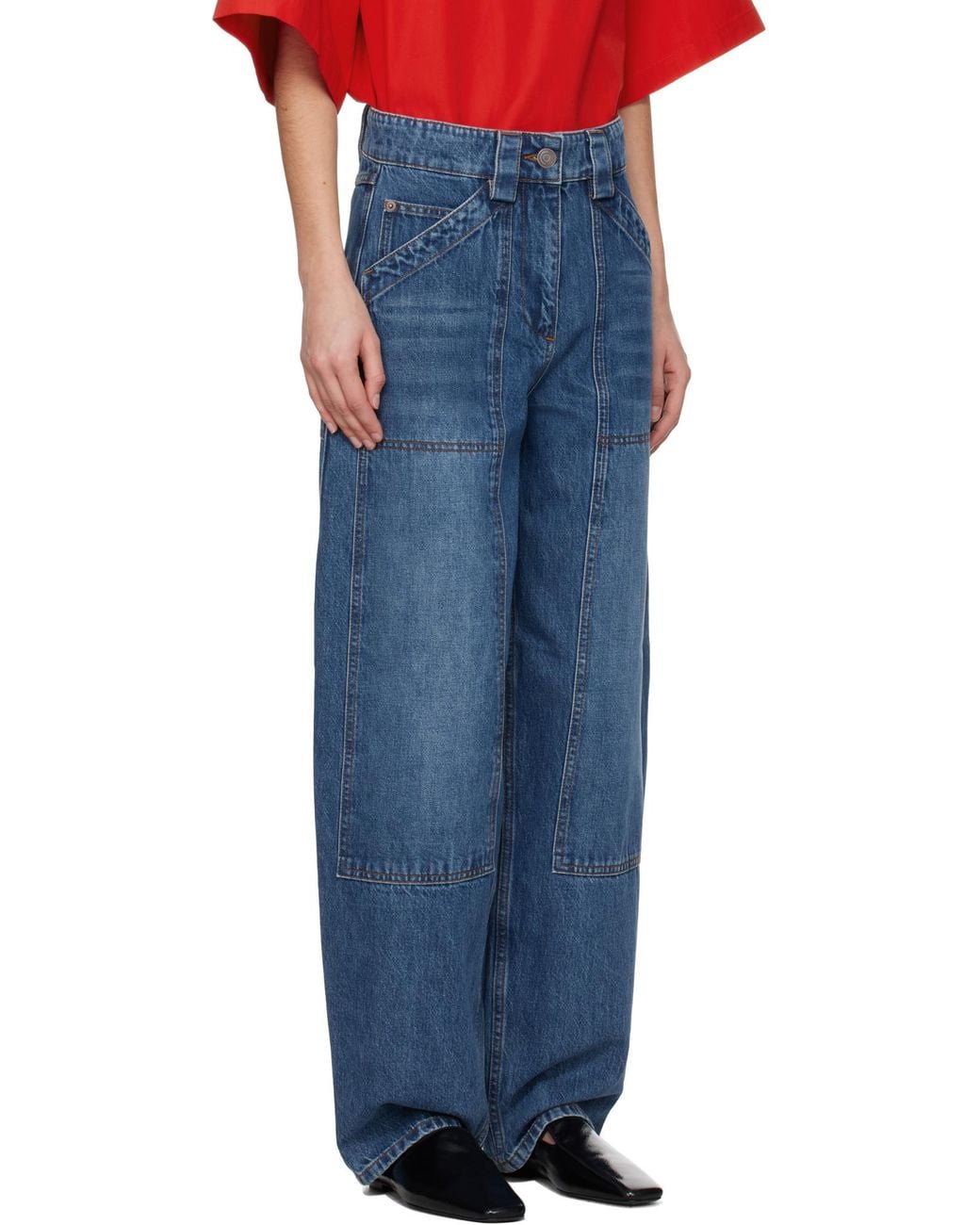 Co. Blue Patch Pocket Jeans