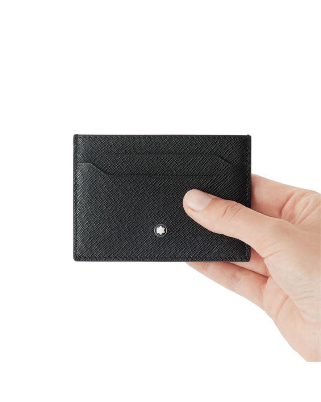 Montblanc Black Logo-Embossed Cardholder for men