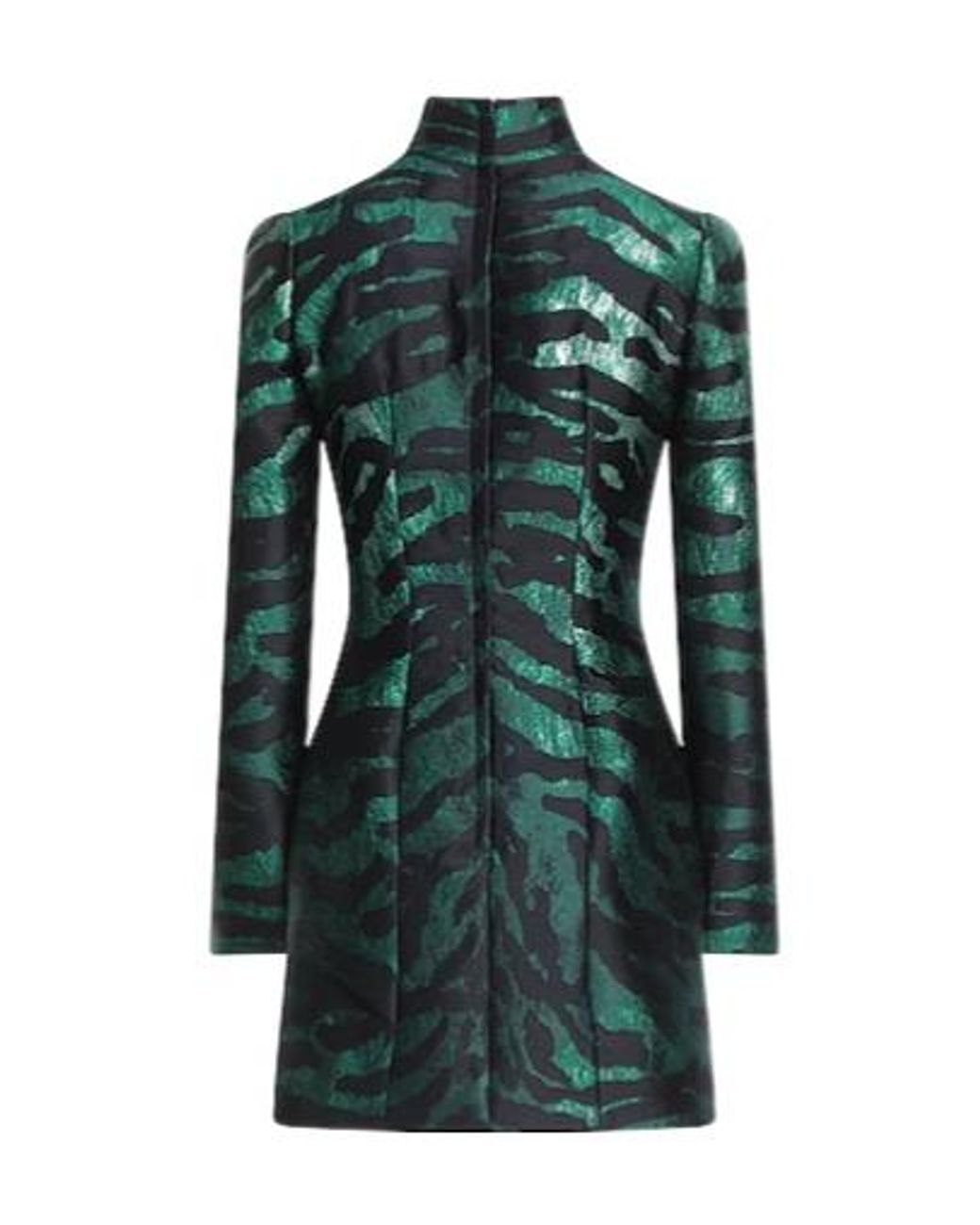 Dolce & Gabbana Green Metallic Texture Dress