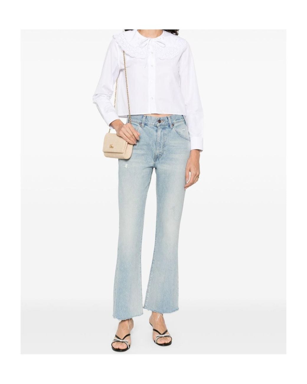 Céline Blue Dylan Flared Jeans