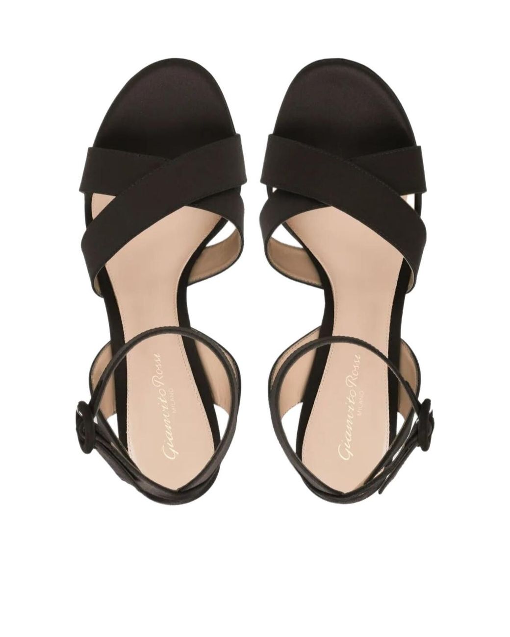 Gianvito Rossi Black Sabrina Platform Sandals