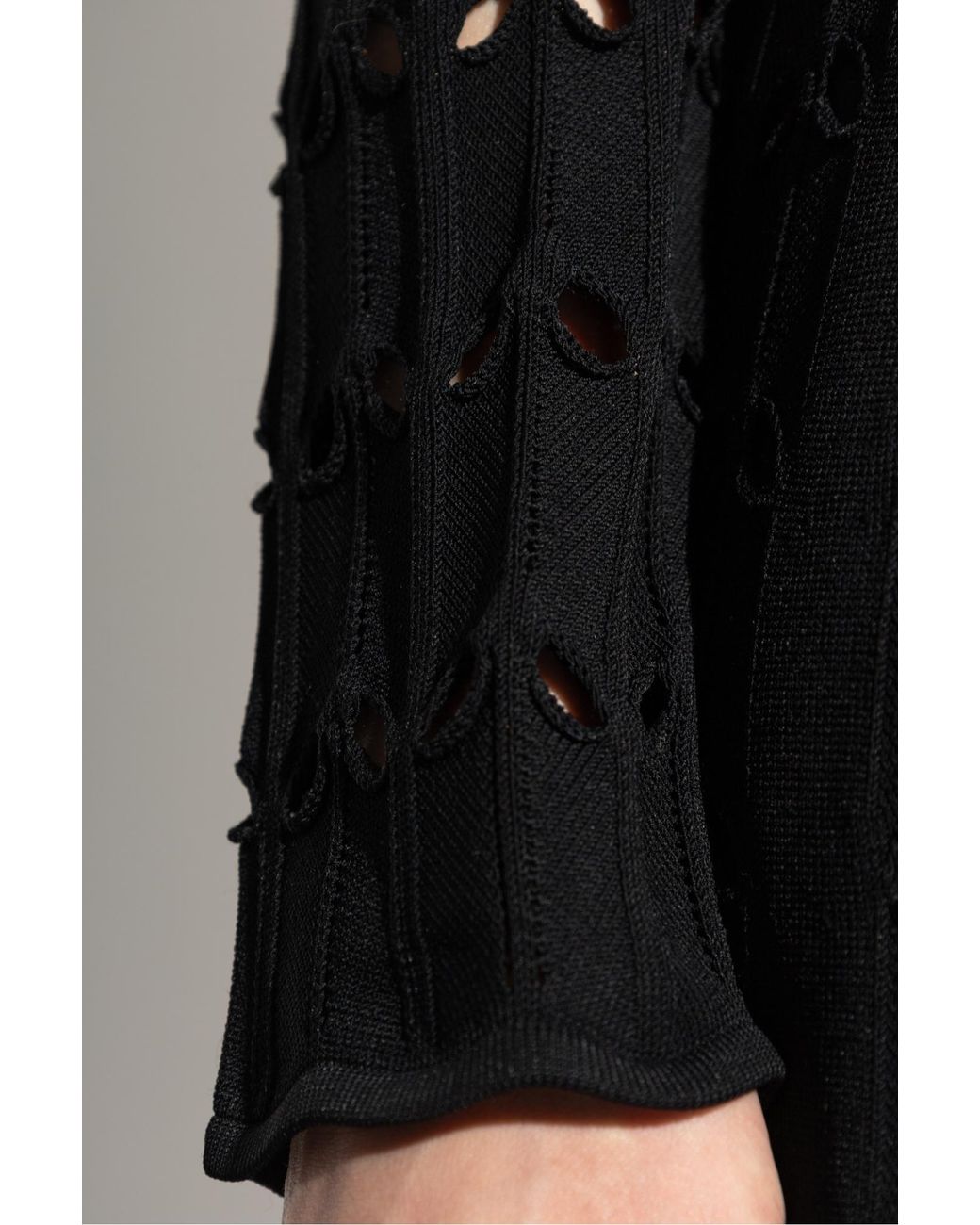 Zimmermann Black Rhiannon Pointelle Maxi Dress