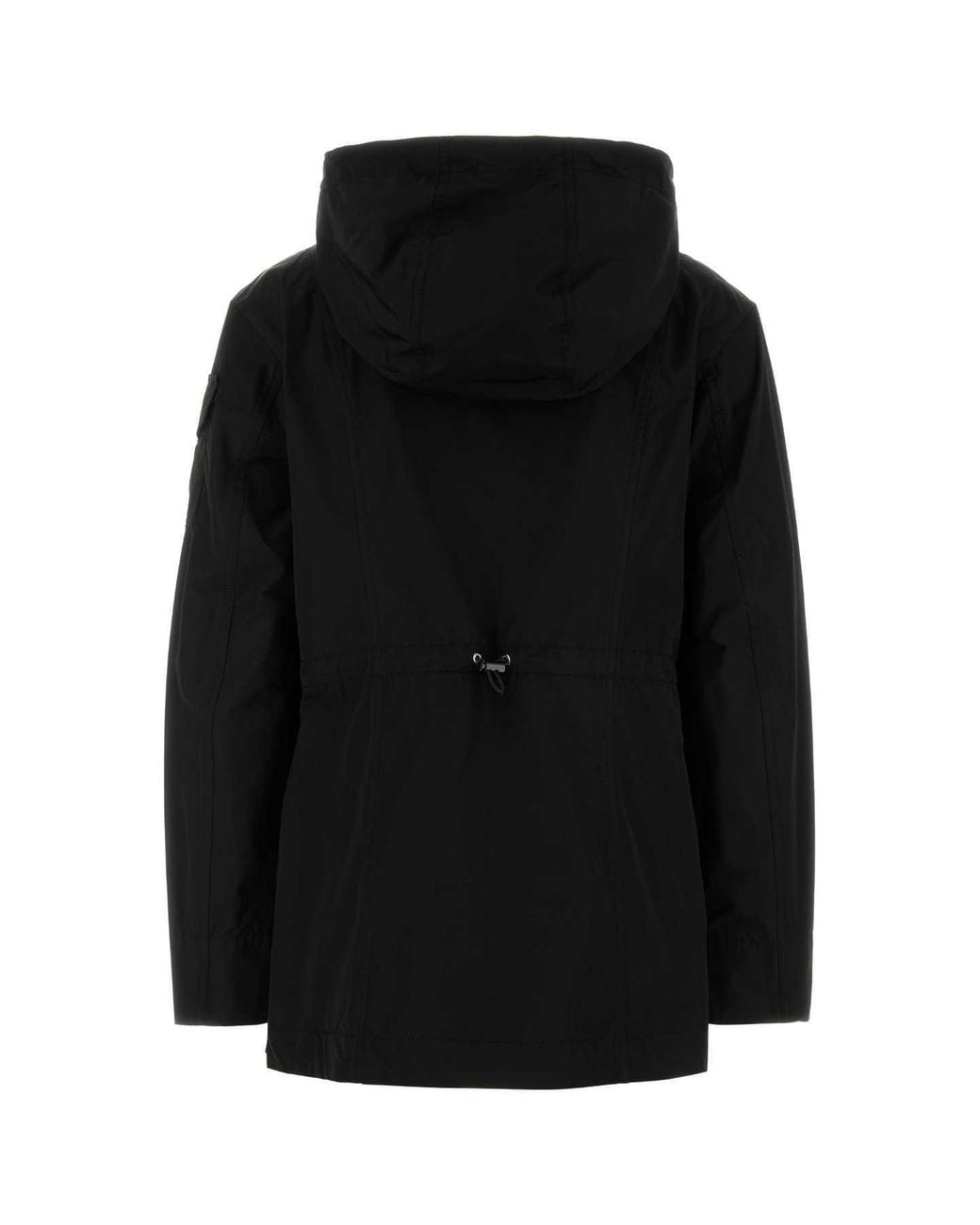 Moncler Black Zip-Up Parka Jacket