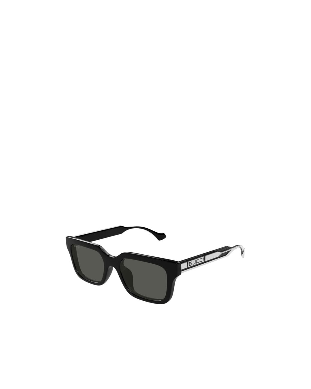 Gucci White Rectangular Sunglasses for men