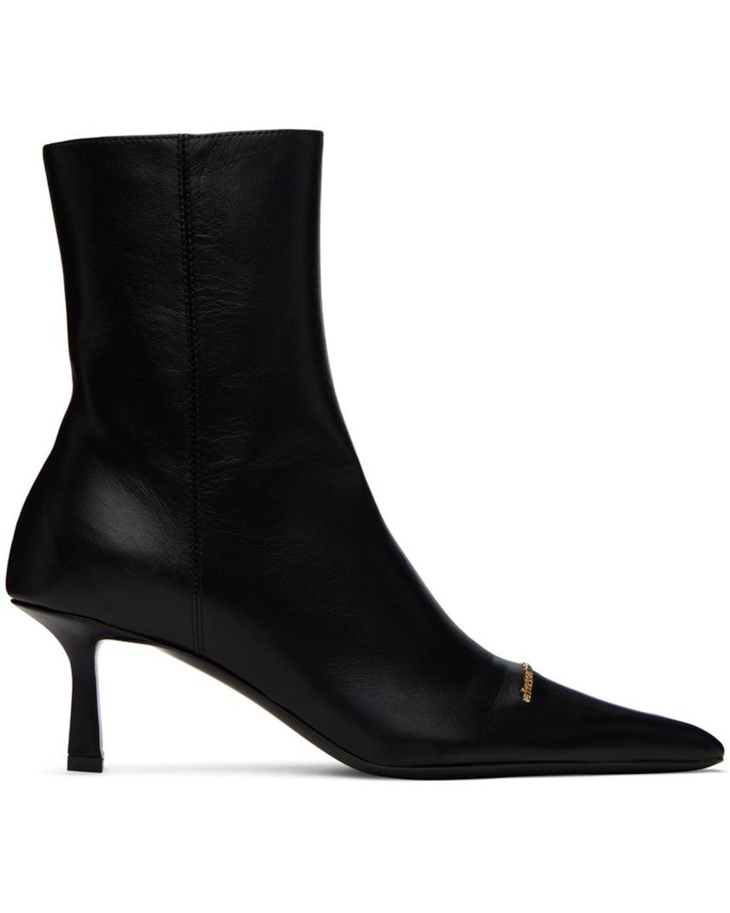 Alexander Wang Black Viola 77Mm Leather Boots