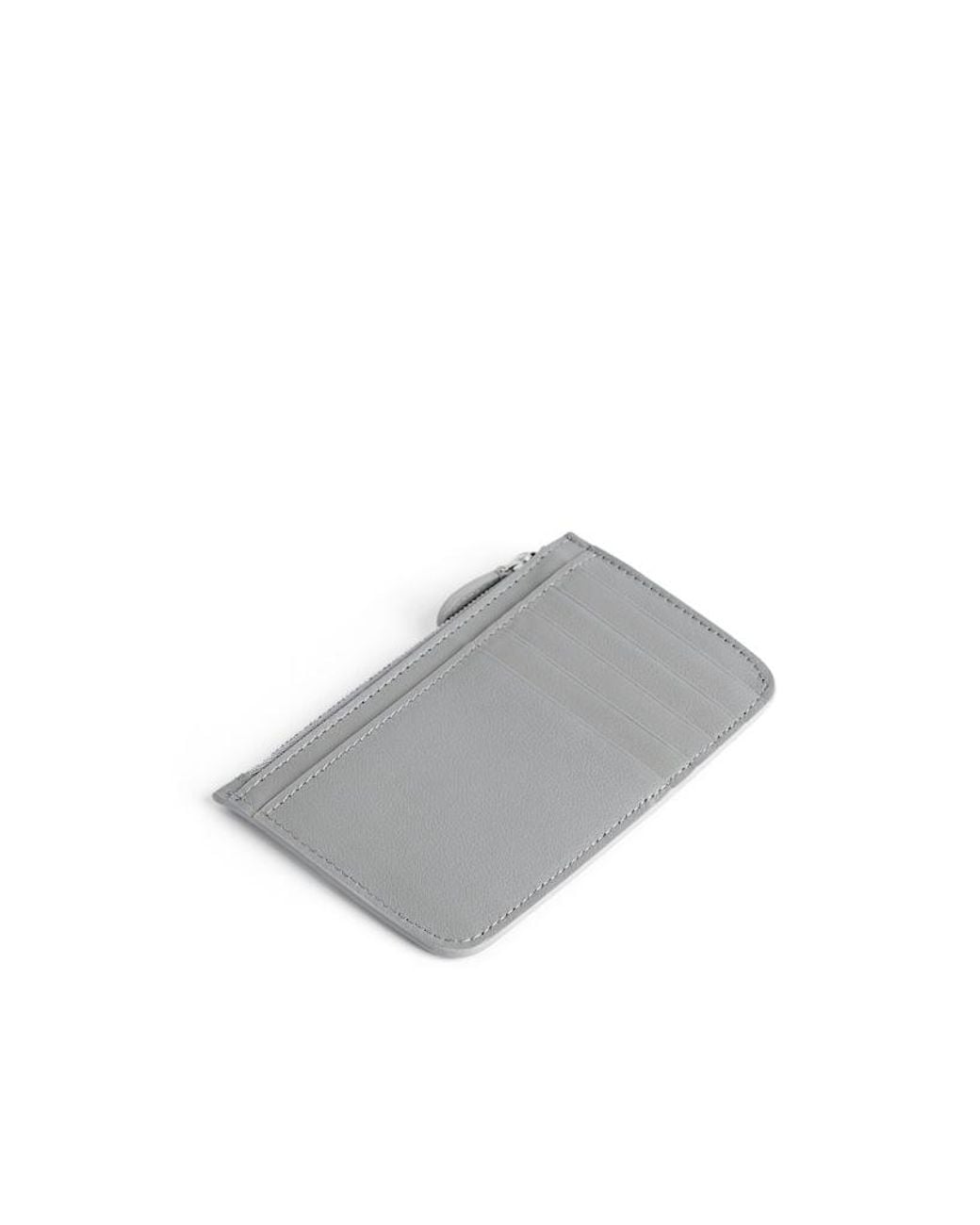 Balenciaga Gray Cash 2.0 Long Coin And Card Holder