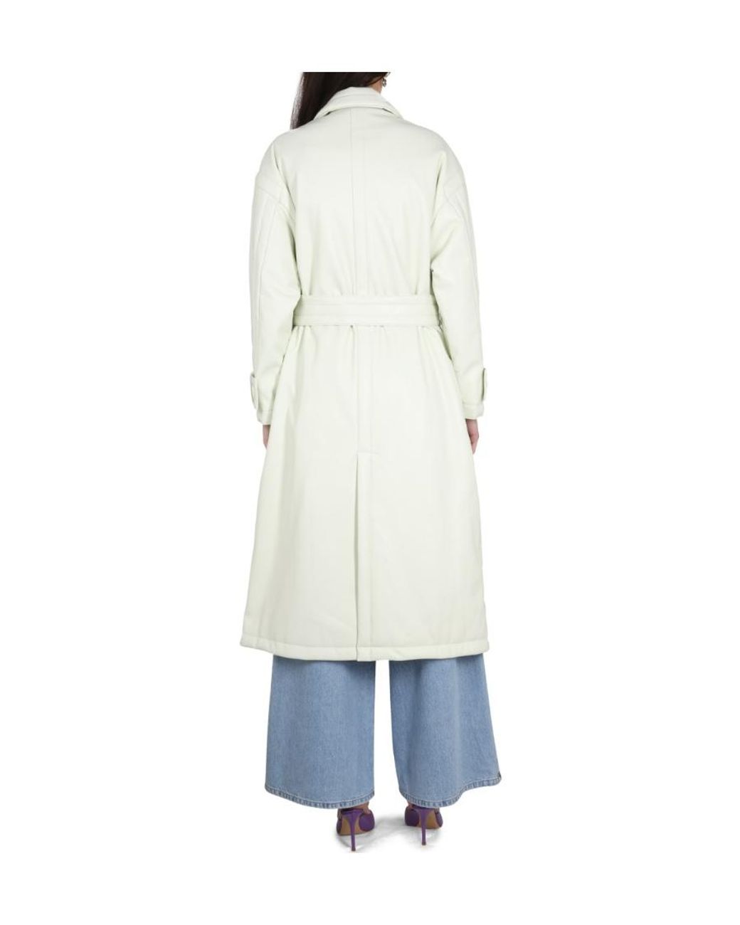STAND White Logo Coat