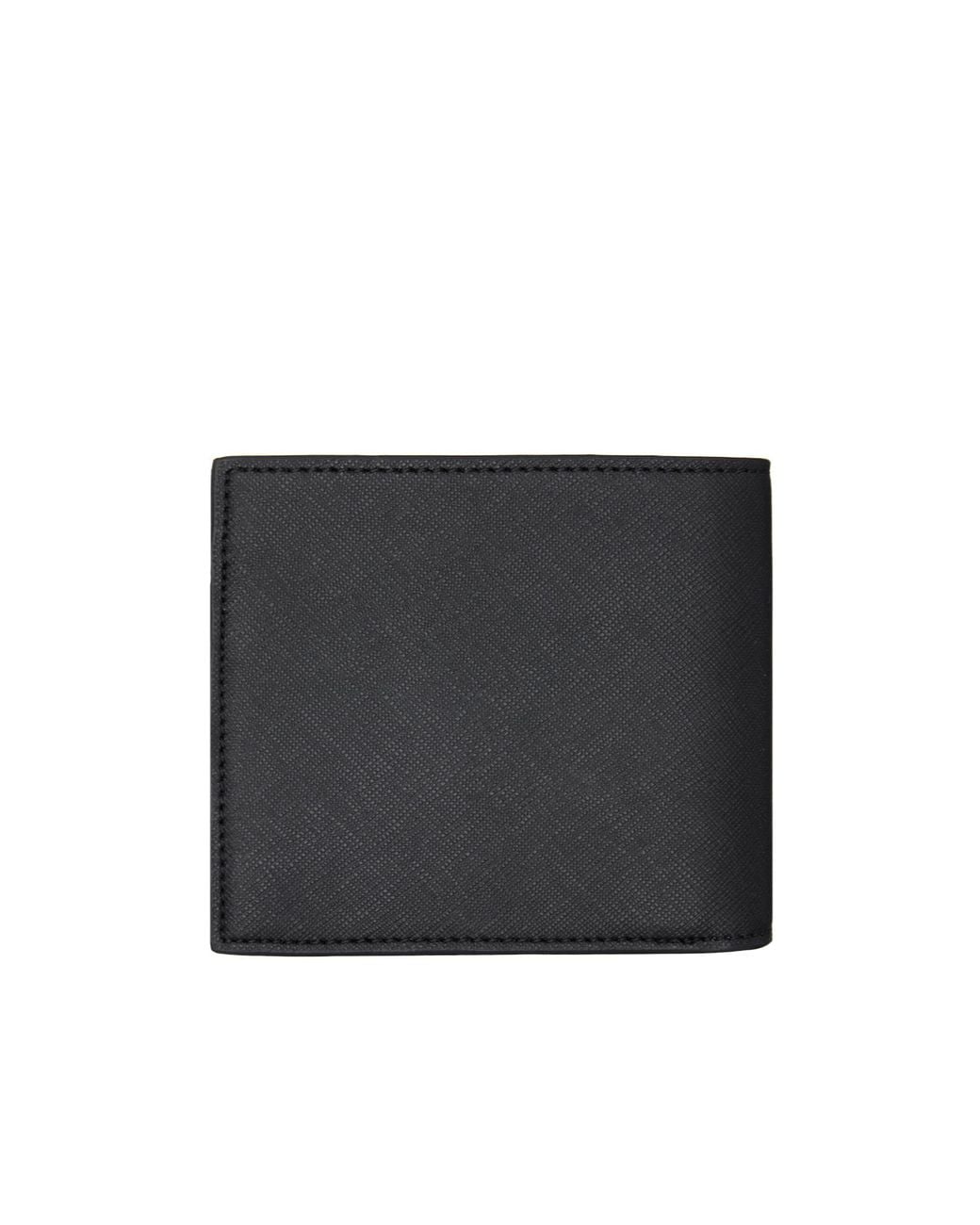 Vivienne Westwood Black Bi-Fold Logo Wallet for men