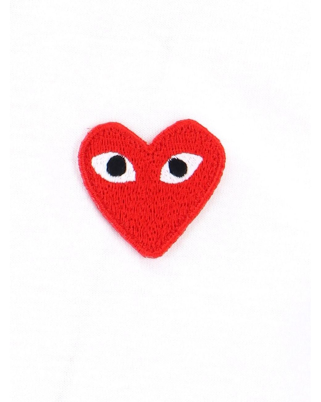 COMME DES GARÇONS PLAY Red Short-Sleeved T-Shirt for men