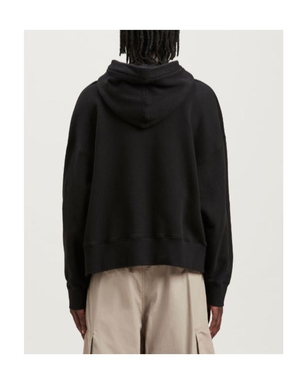 Palm Angels Black Enzo From The Tropics Long Sleeved Hoodie for men