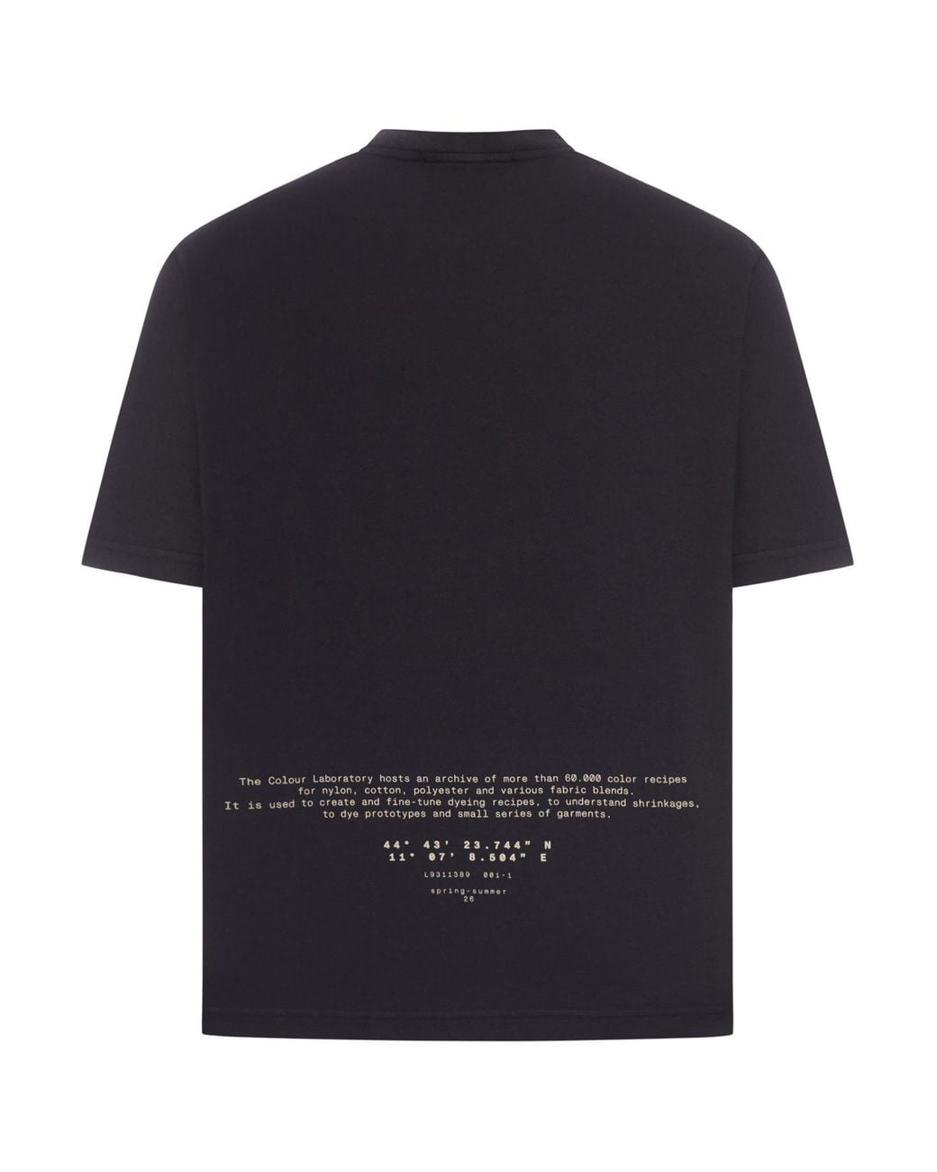 Stone Island Black Compass Printed Regular-Fit T-Shirt for men